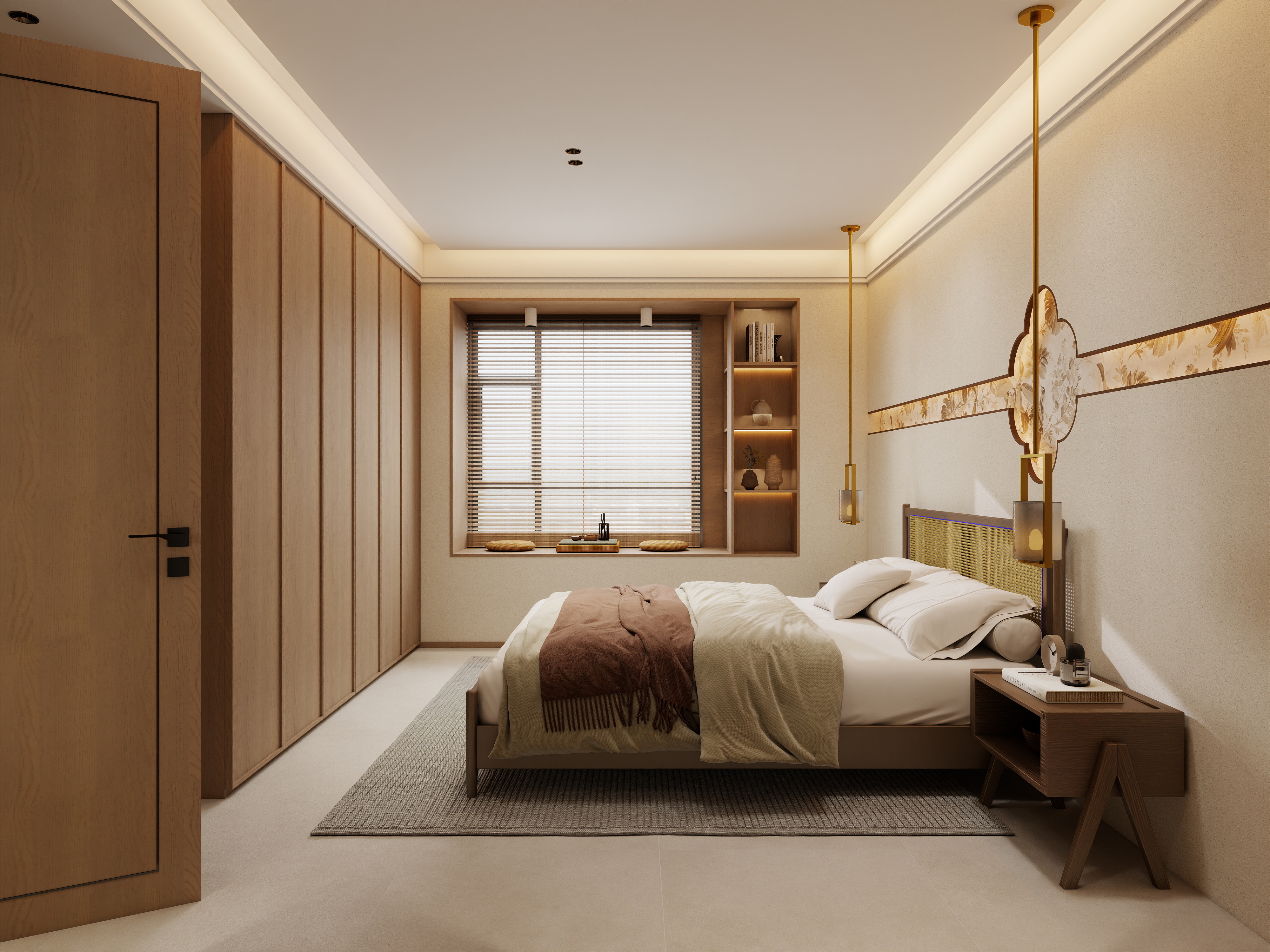 张煜强煜境设计-158平米宋氏新中式四房装修效果图