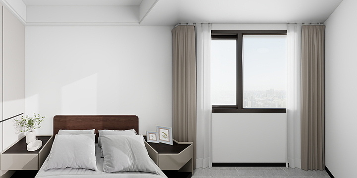 六安装饰设计-黄-津门一品1#602-装修设计方案