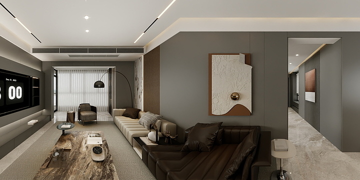 AWMFD-现代轻奢-装修设计方案