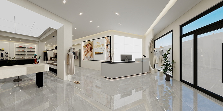 本创空间设计-服装店-装修设计方案