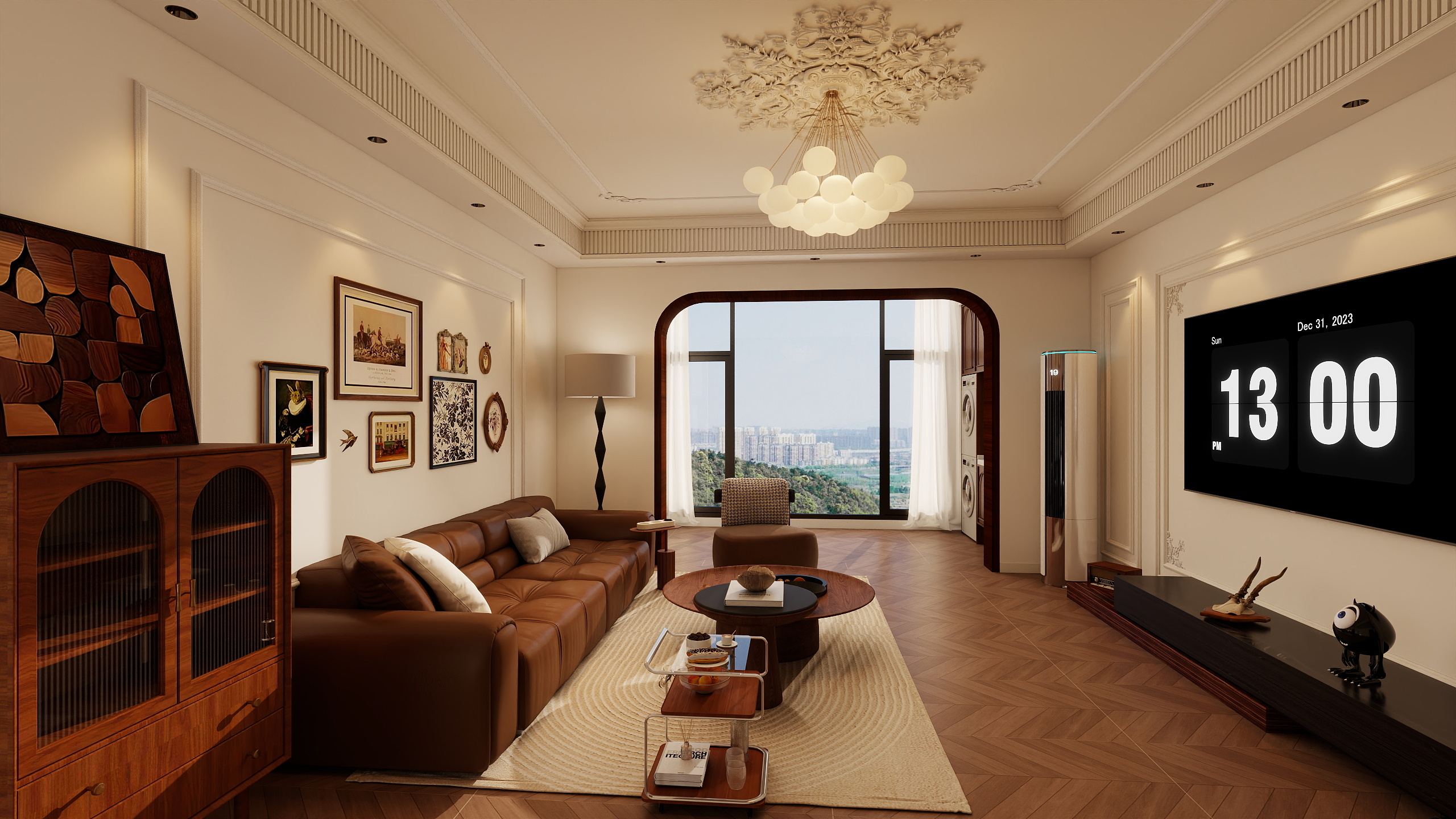 钜豪照明一汉舍卫浴-法式奶油中古风-装修设计方案