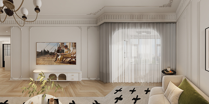 唐大大大-可逸兰亭100㎡3室 -装修设计方案