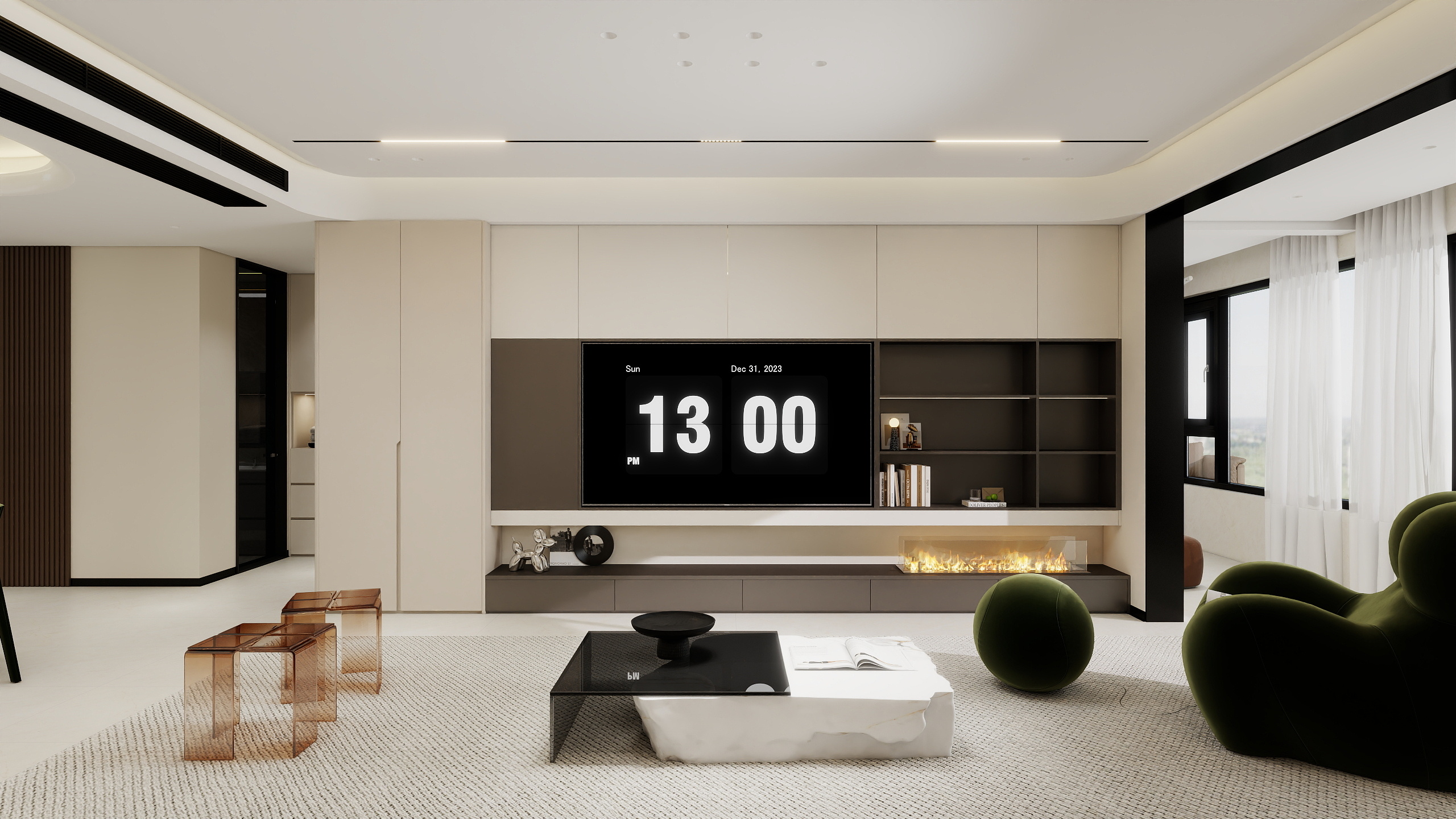 橙果工作室-泰语丹阳苑，极简轻奢-装修设计方案