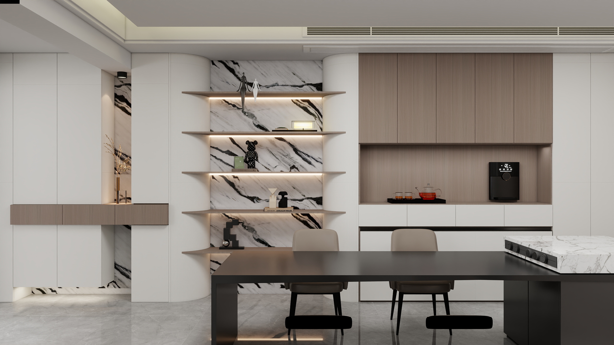 欧派工厂鸿桥木业-意式-福星惠誉客餐厅  - 副本-装修设计方案