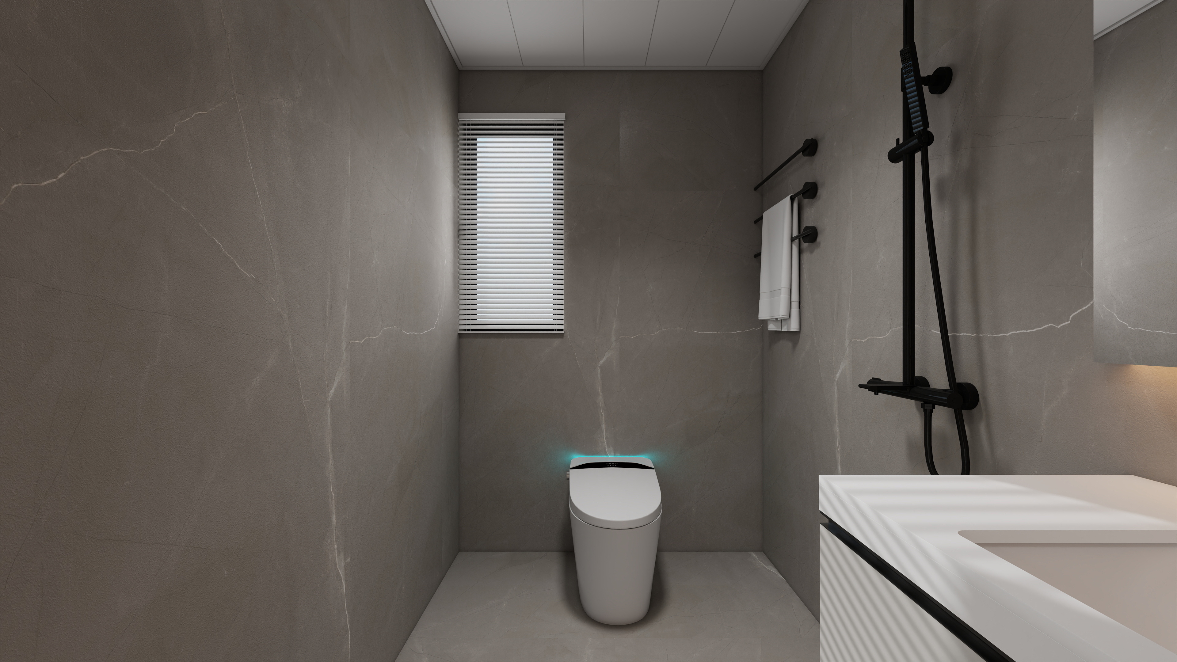 设计师丨胡月平-轻奢意式港式140㎡5室装修效果图