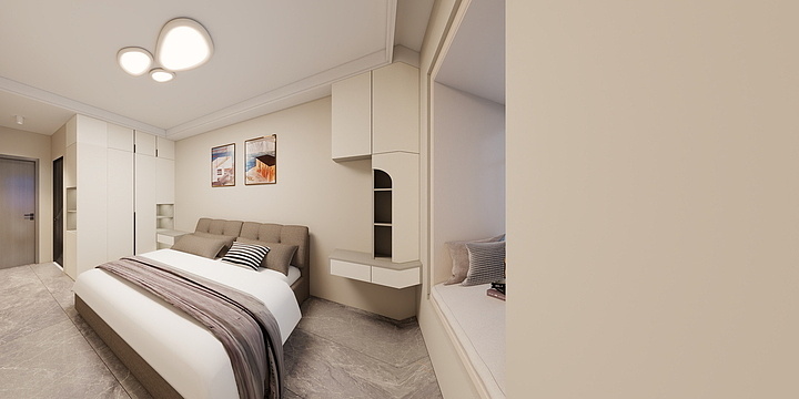 庄浪县锦旆全屋定制-B区10-1-1603-装修设计方案