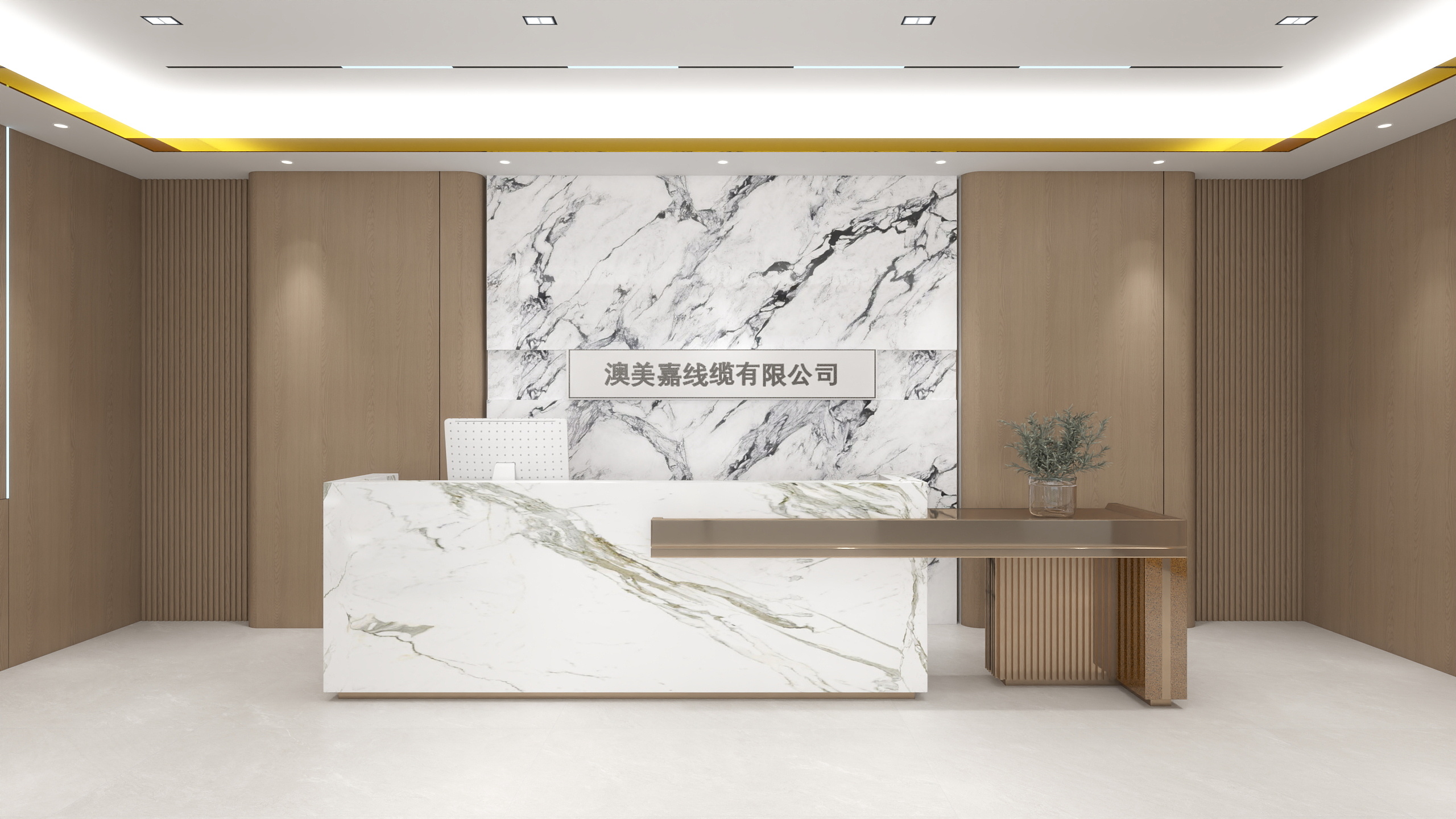 金鸿顶墙-现代简约410㎡-装修设计方案