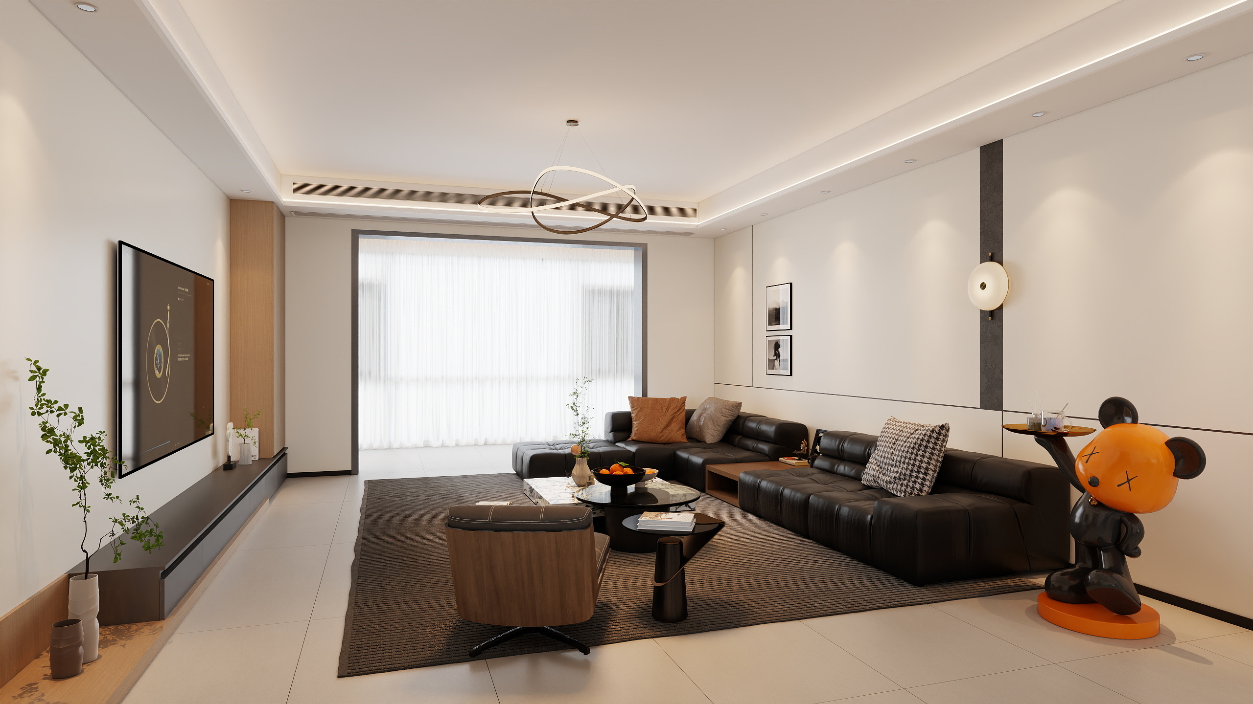 定艺丨袁果-万豪丽城二栋二单元-李美女效果参考-装修设计方案