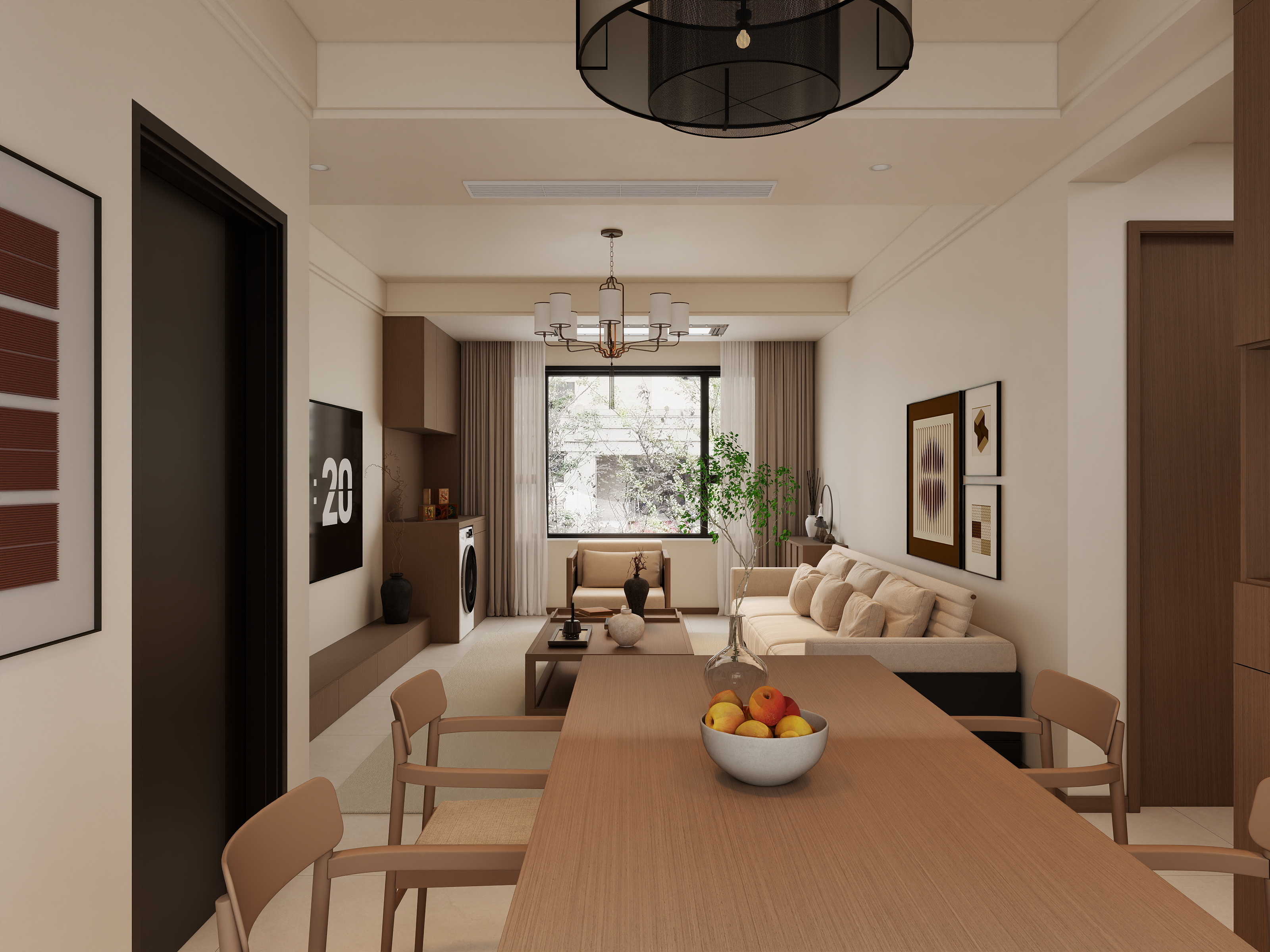 XX-DESIGN-85㎡3室装修效果图