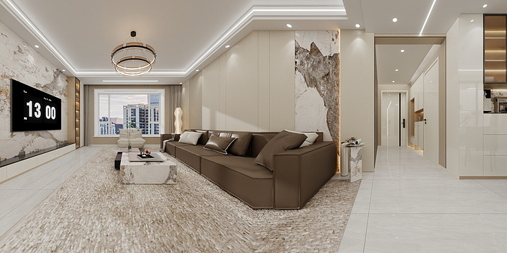 李懿轩-臻之诚装饰兴隆府现代简约-装修设计方案