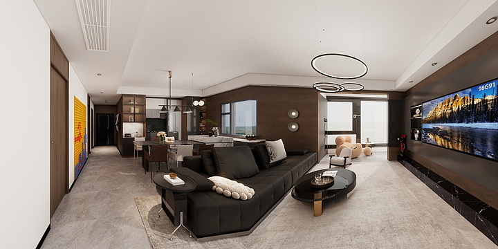 W-W室内设计-137㎡4室-装修设计方案