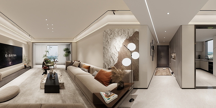 名揚家裝-嘉垄港5栋2202 方案二-装修设计方案