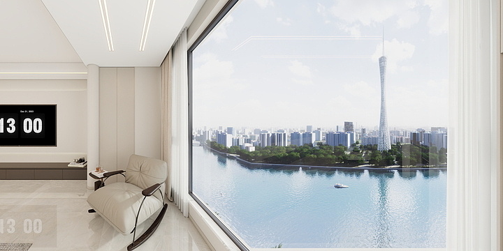 设计师-YJ-现代-天鹅湾-装修设计方案