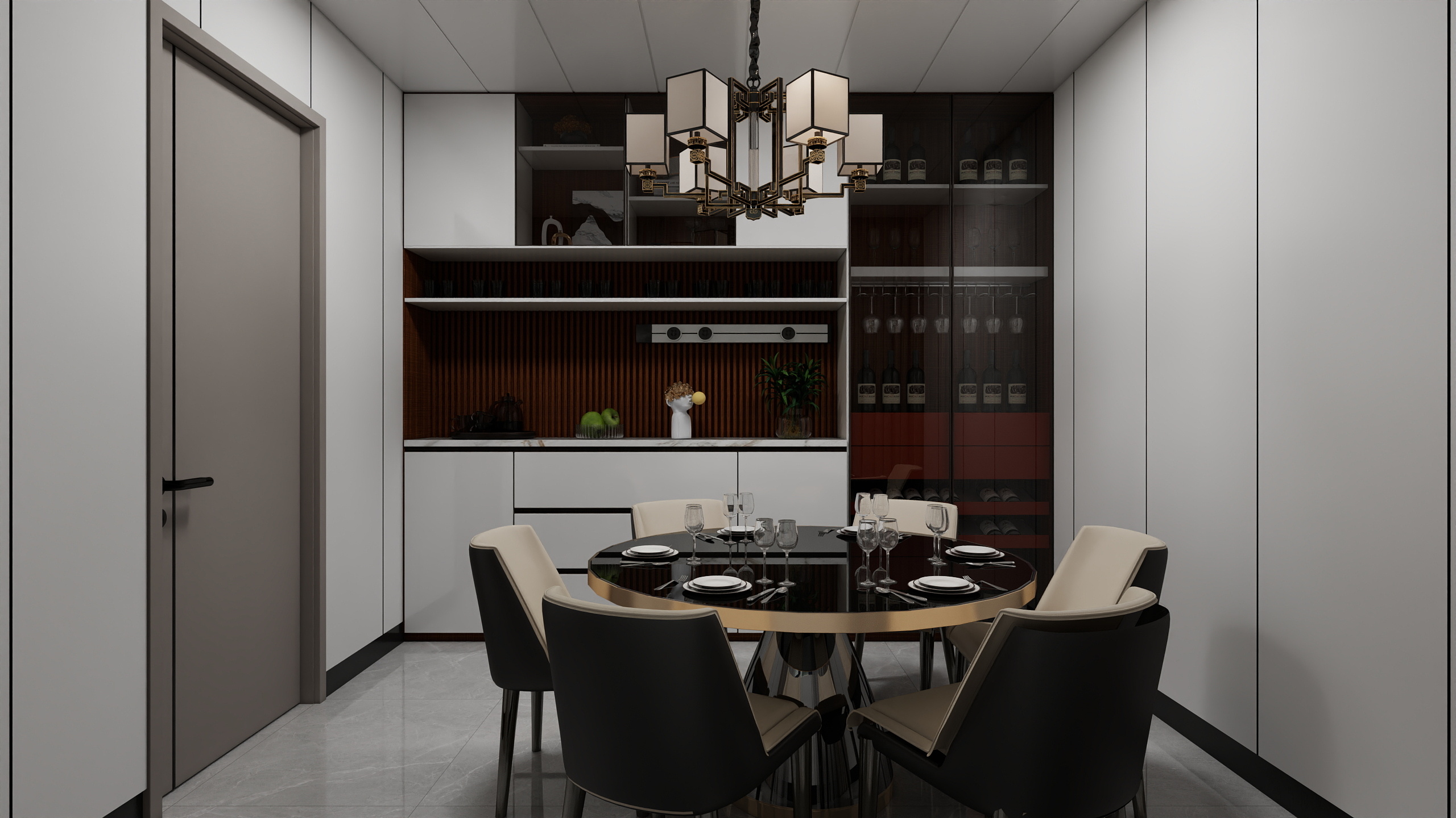 樊利臣13394752078-115㎡2室装修效果图