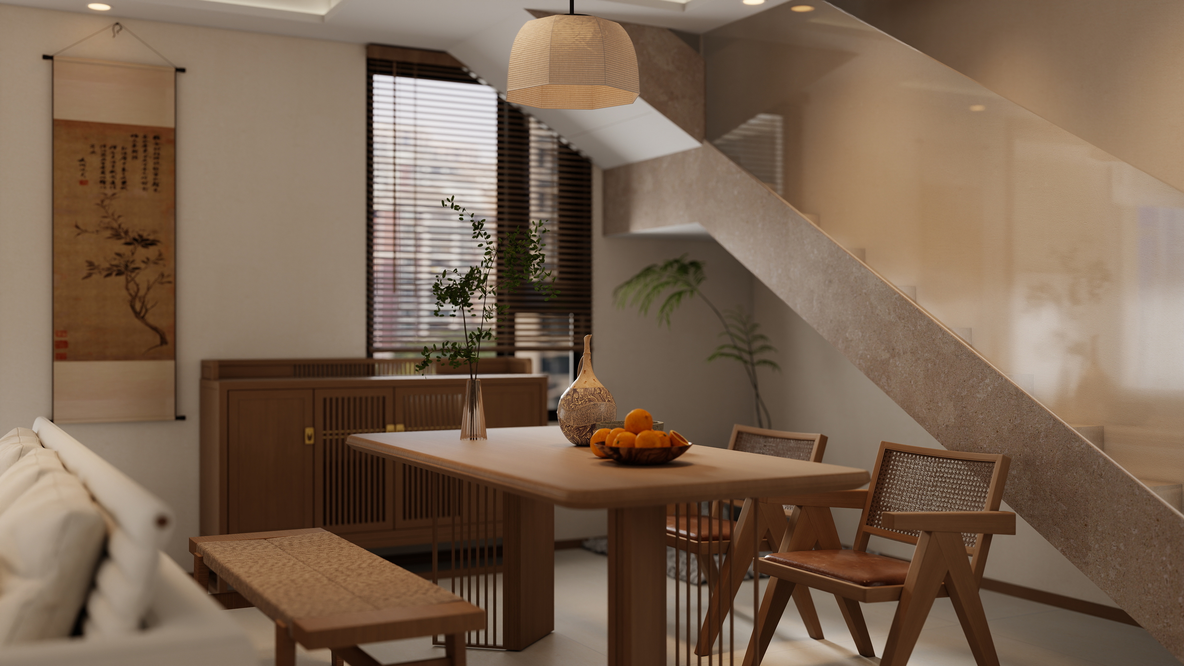 设计师一撇子浩-宋氏美学-两层三室跃层-装修设计方案