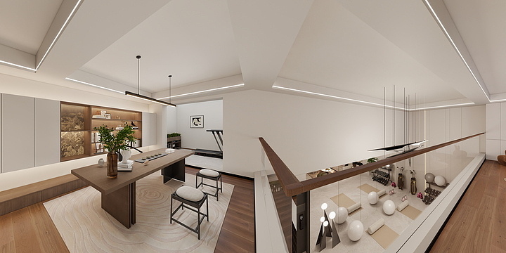 效果图展示L-红岛湾负一&二楼-副本-副本-装修设计方案