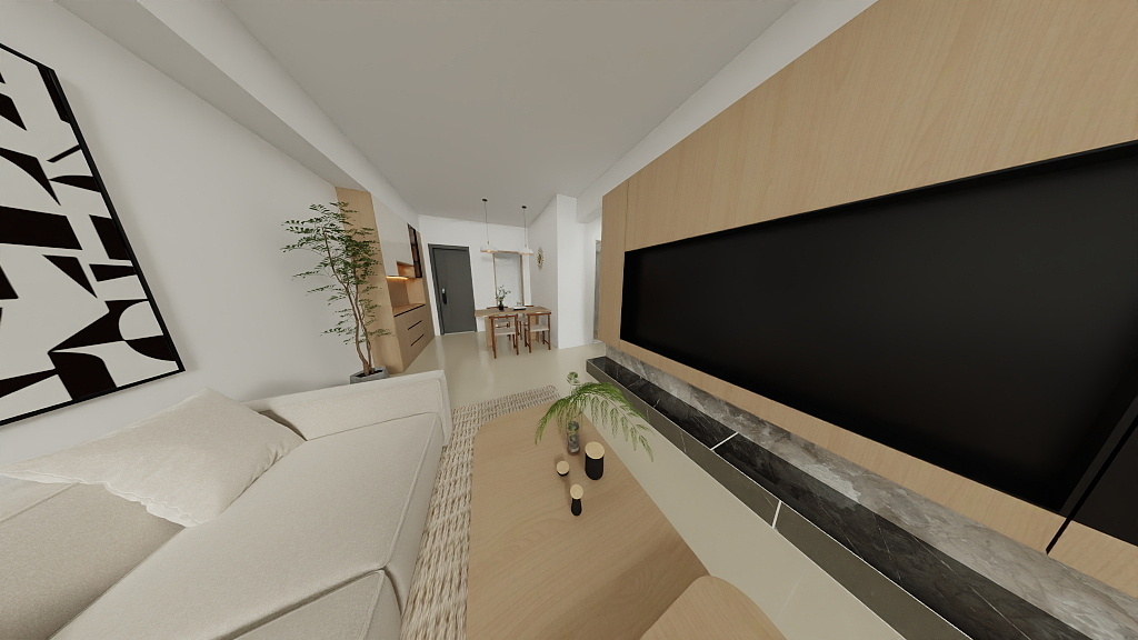 原创OvO- 九鼎装饰|天府明庭69平方户型方案-装修设计方案