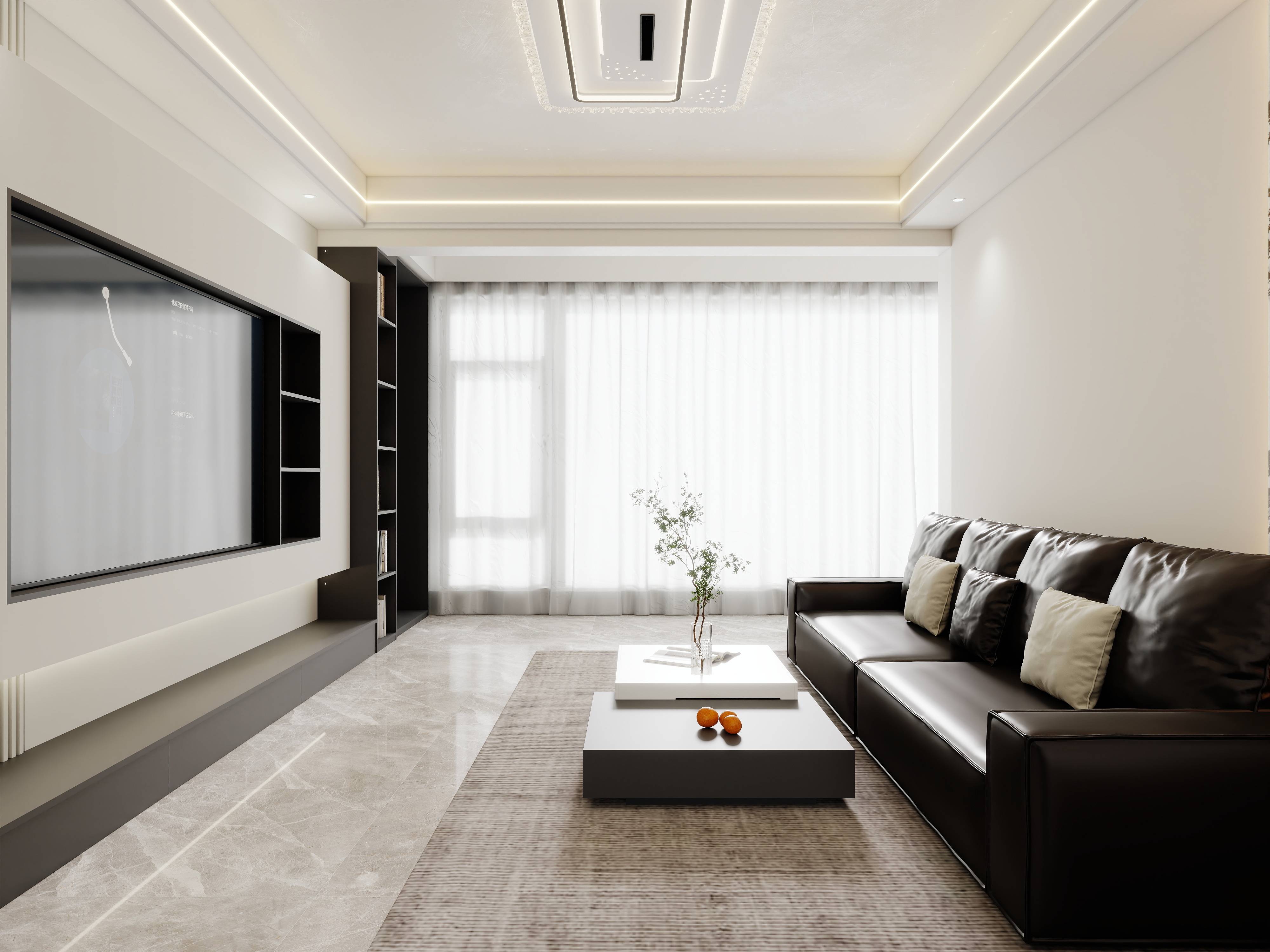 壹诺设计工作室-现代简约装修效果图