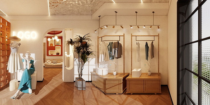 A加装饰好莱客-五中服装店-装修设计方案