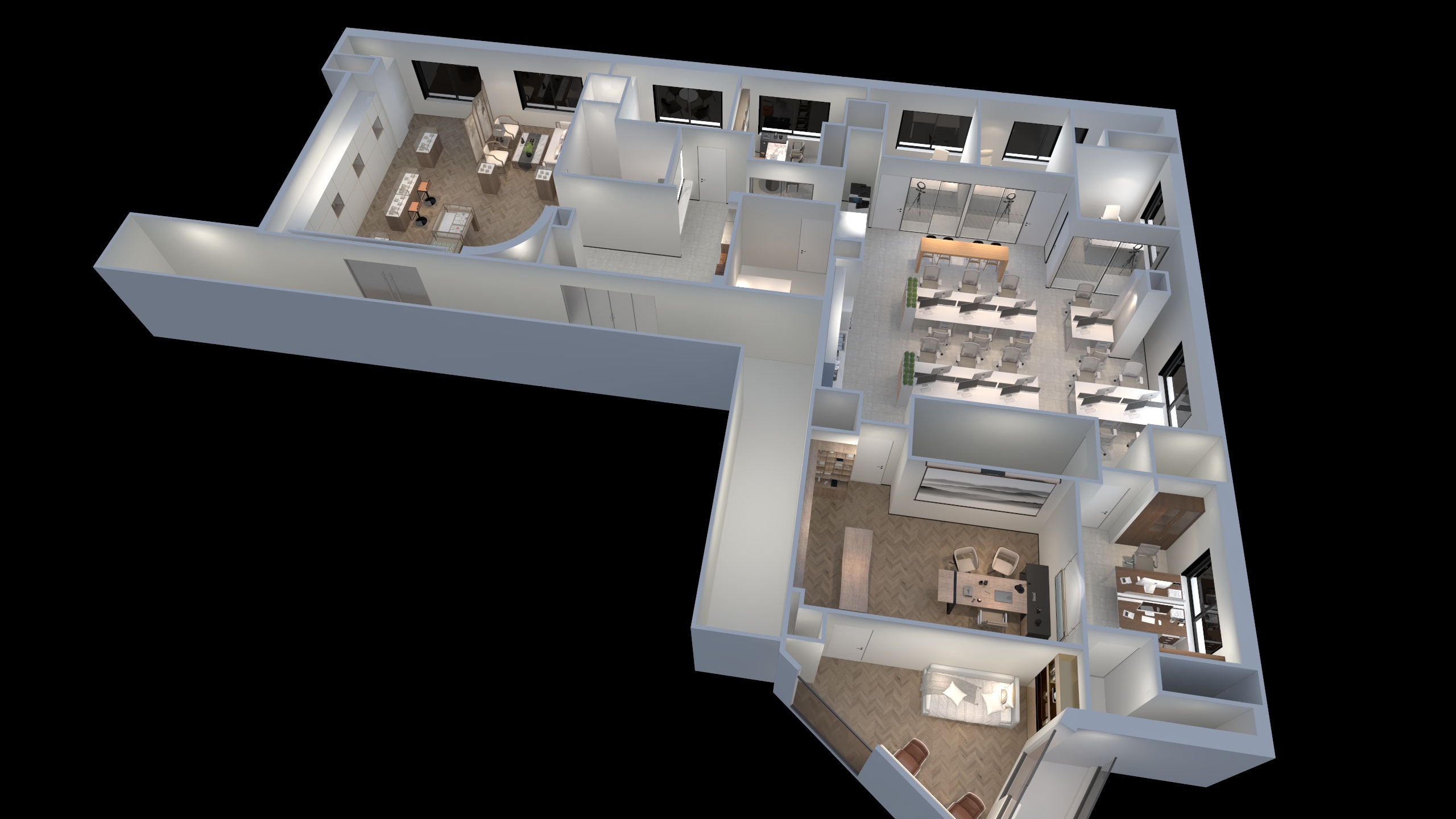 胡佐林-丰盛商业中心905-906酷家乐-副本-副本-副本-装修设计方案