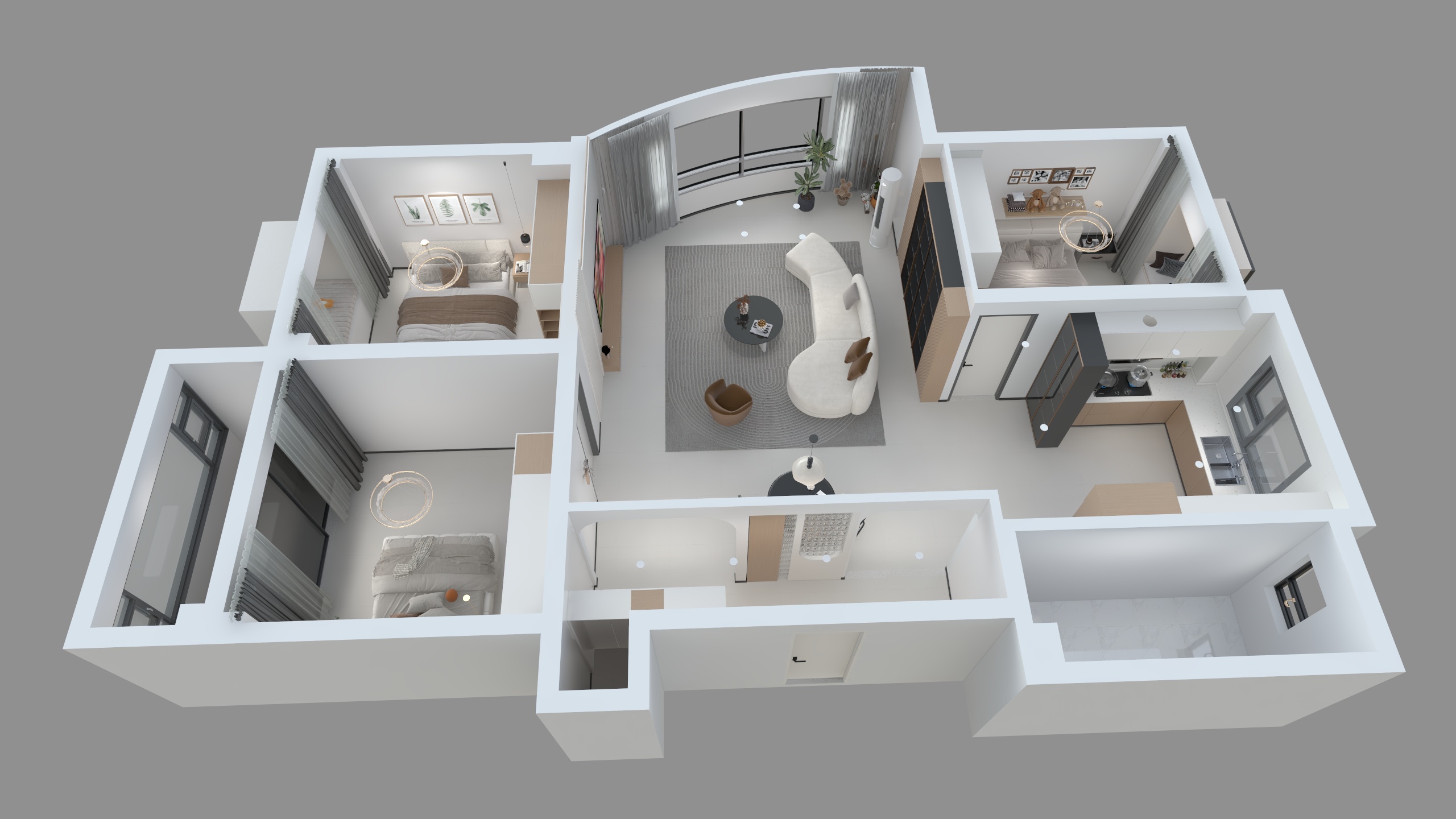 尹亦菲-世嘉铭园142.1-装修设计方案