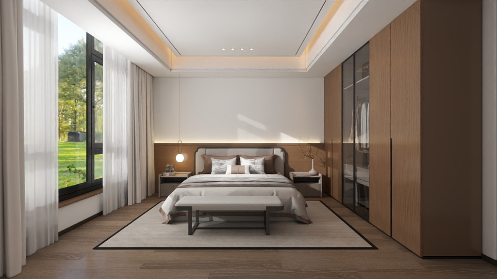 无题..-别墅二楼主卧--装修设计方案