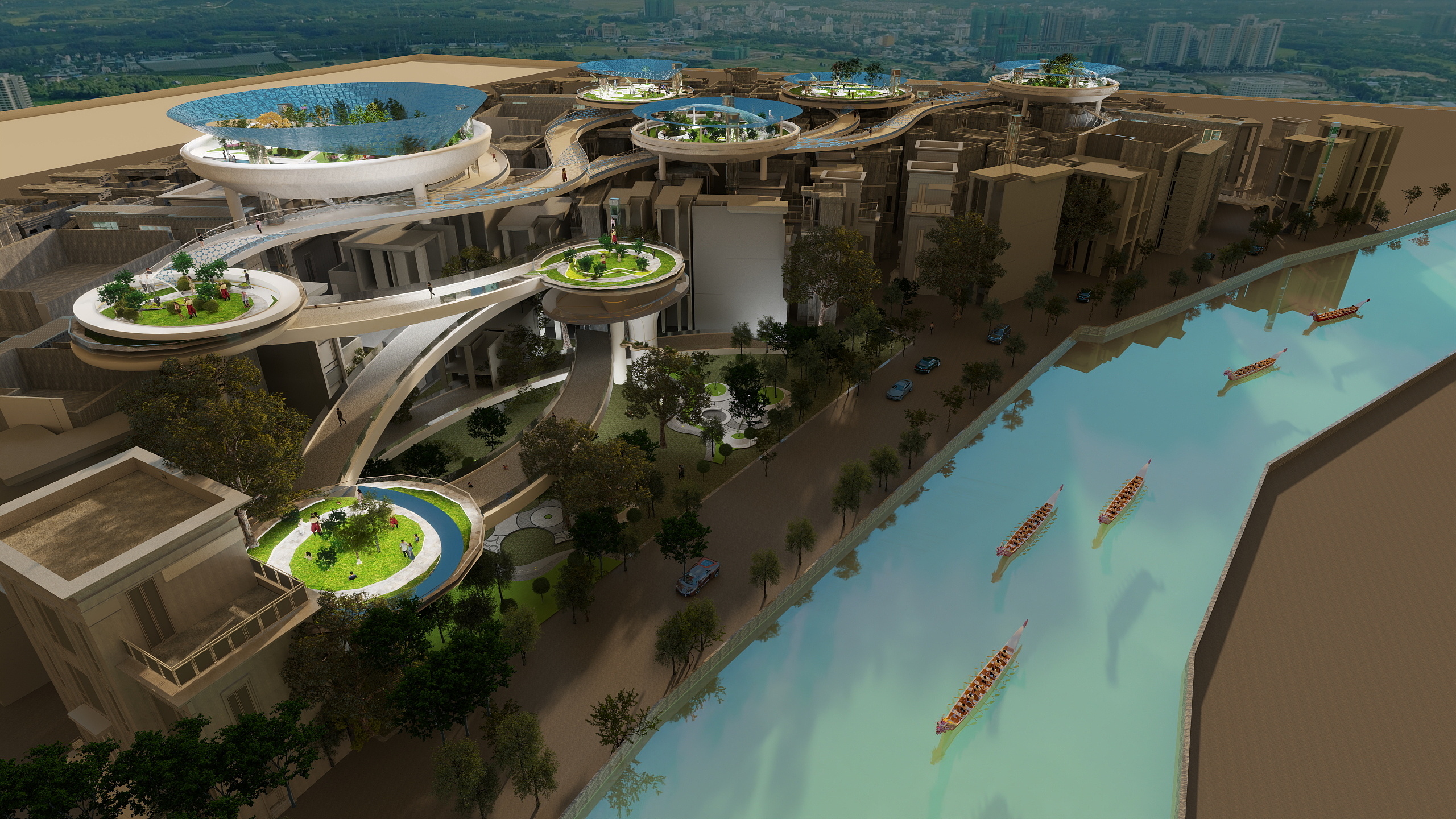 广州Sinartdesign-车陂村社区公园绿化圆形-5.6-装修设计方案