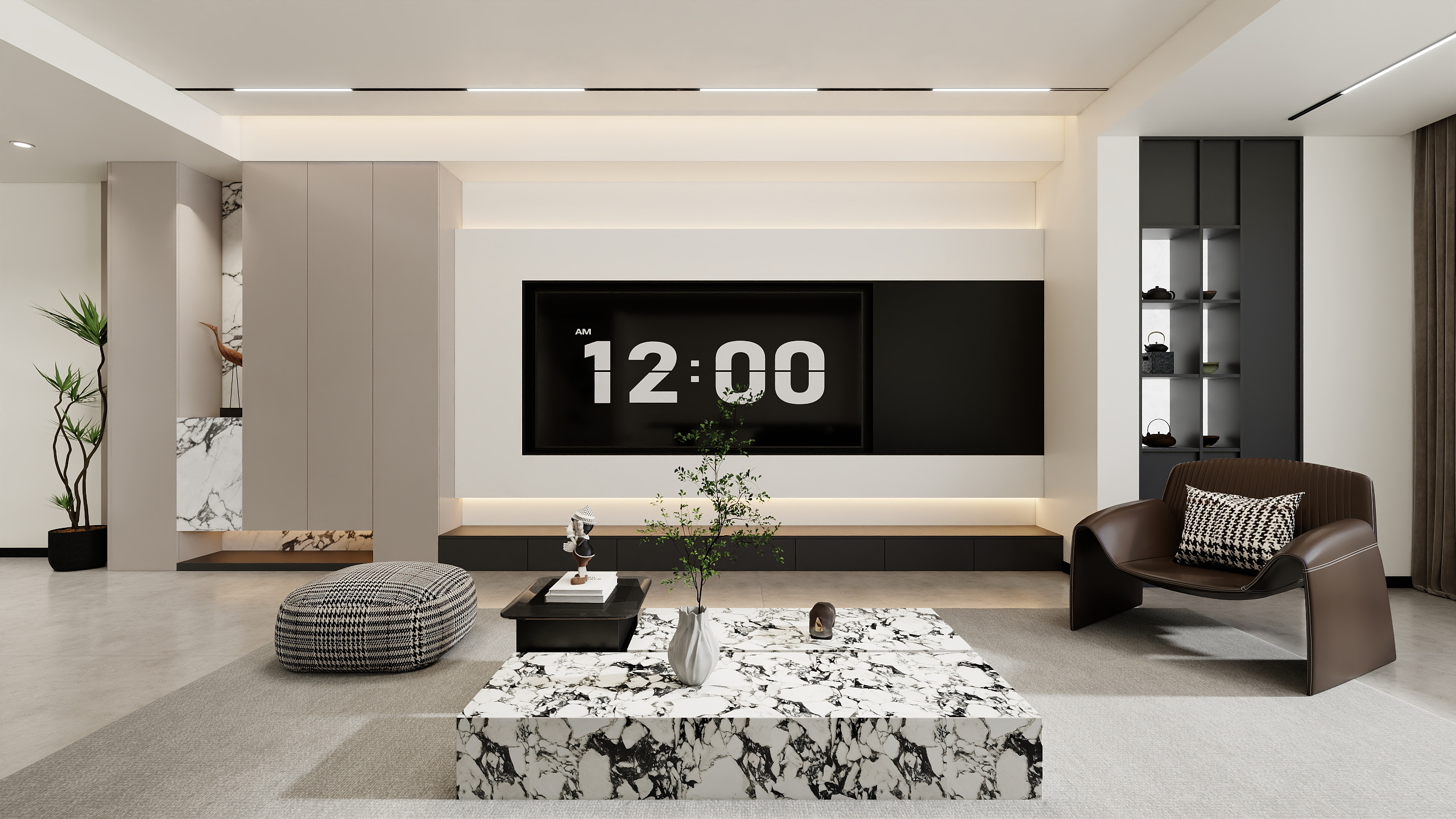 满诚设计刘国顺-大唐官邸117㎡3室-装修设计方案