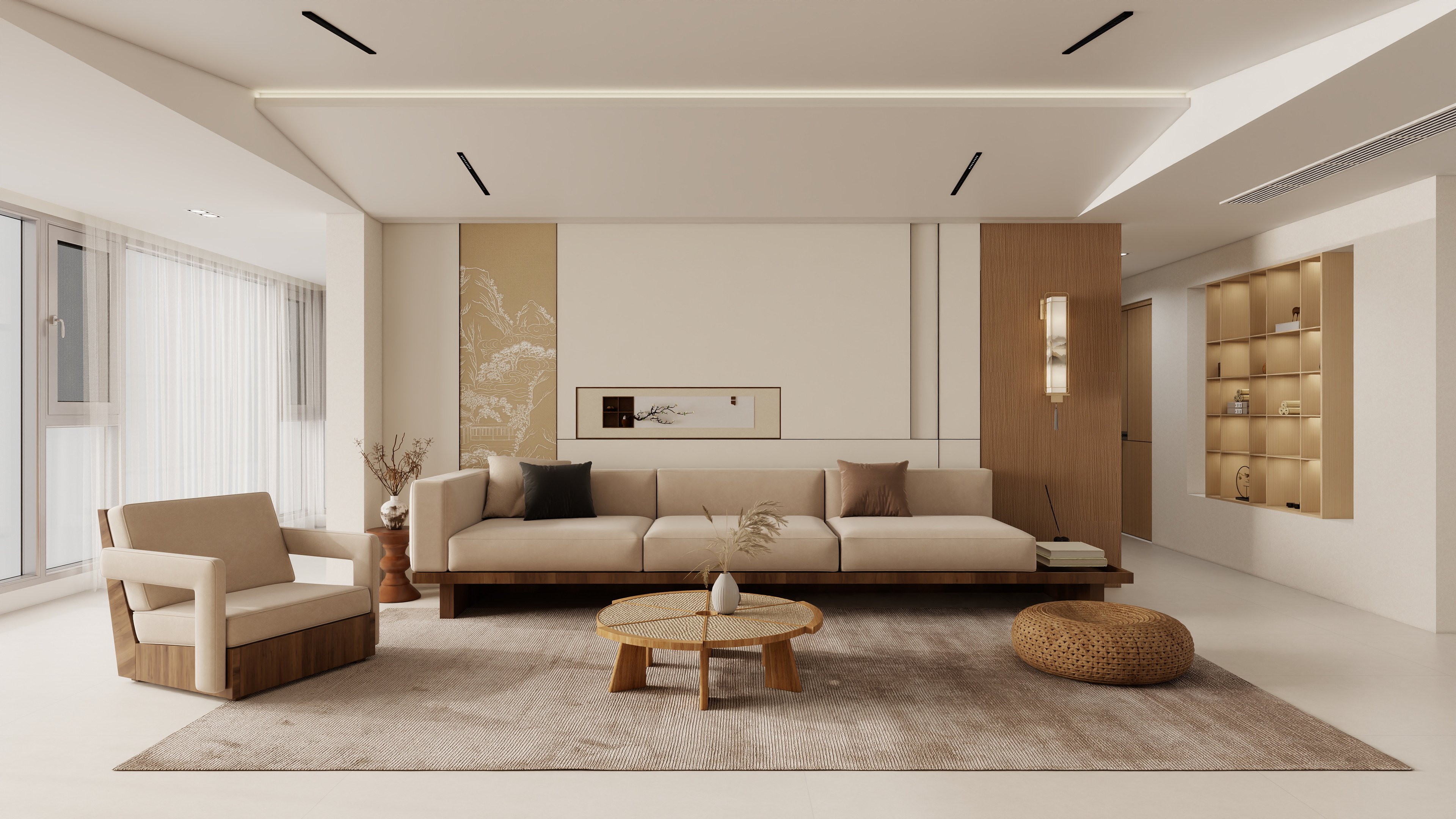 同同001-宋式美学装修效果图