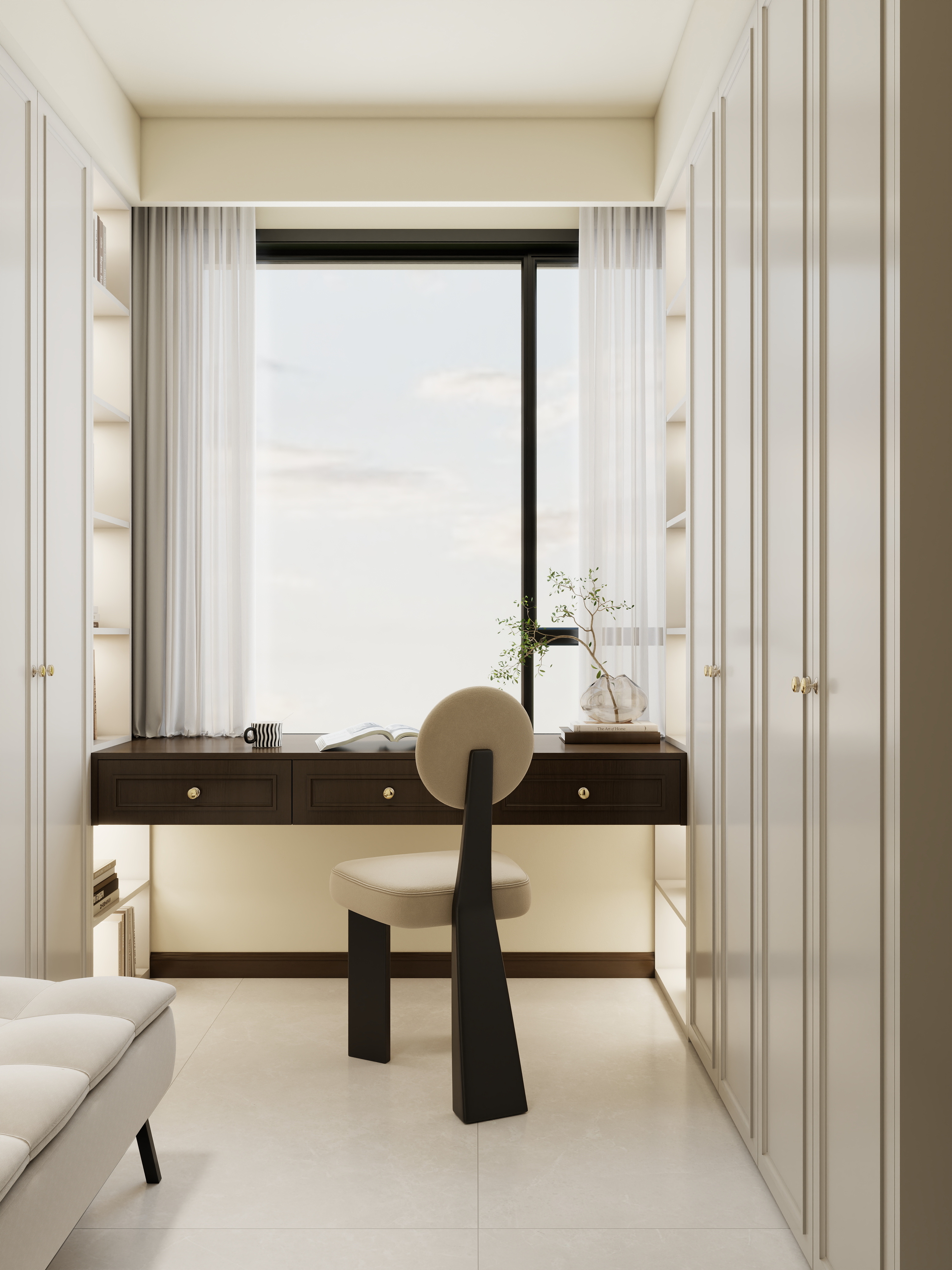 孙有权-『2025-4』127平丨中古风三居装修效果图