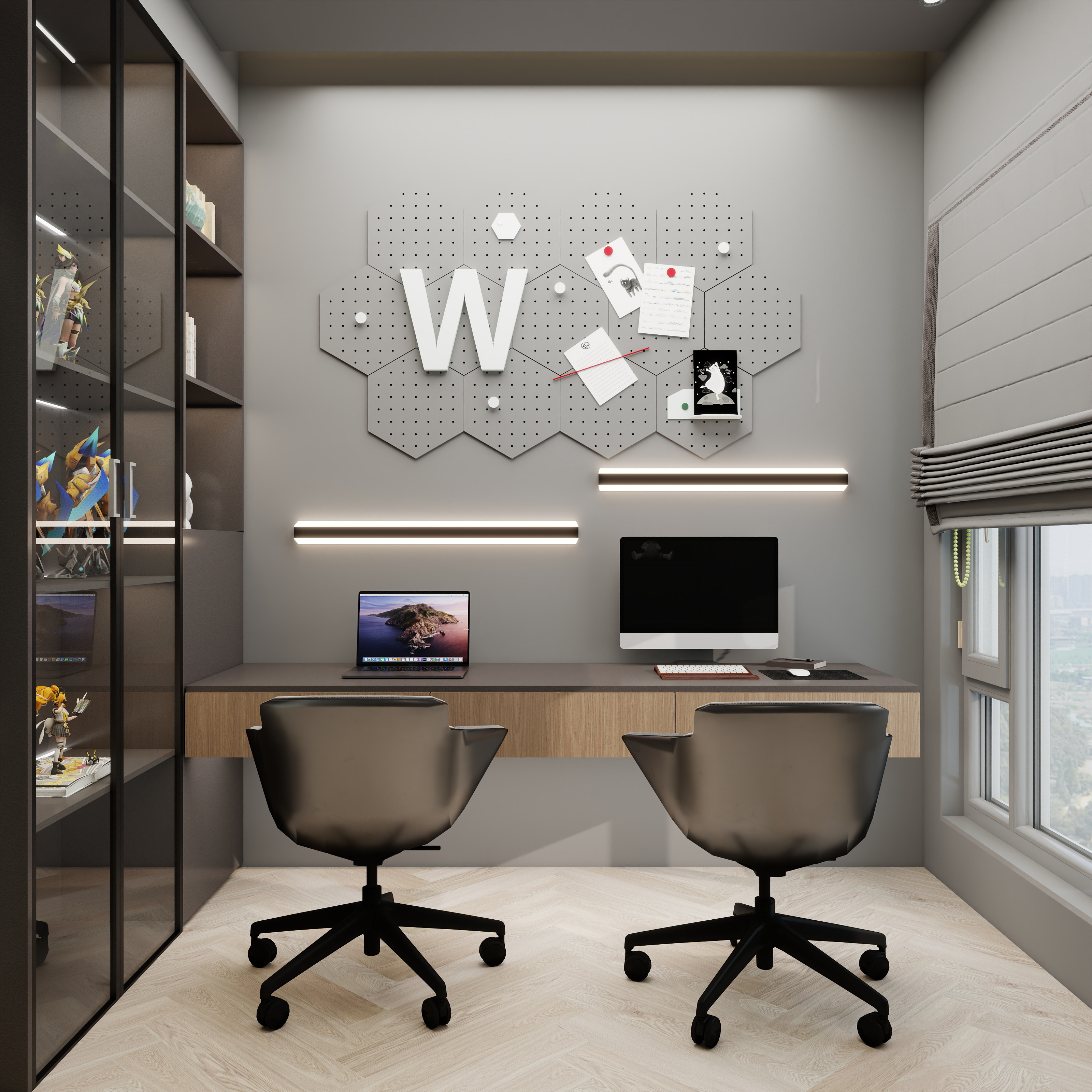 1389*KBgL-北欧风+轻法混搭.90后婚房设计装修效果图