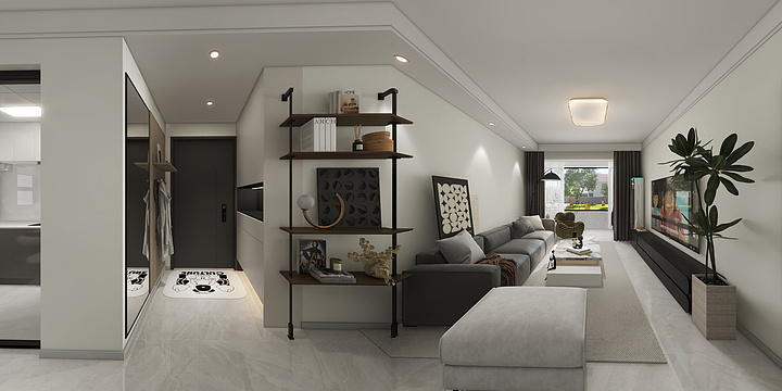 鲸鱼鲸落-华侨城2号院-装修设计方案