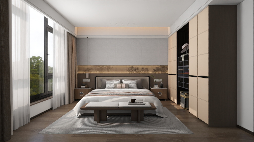 无题..-别墅二楼客卧---装修设计方案