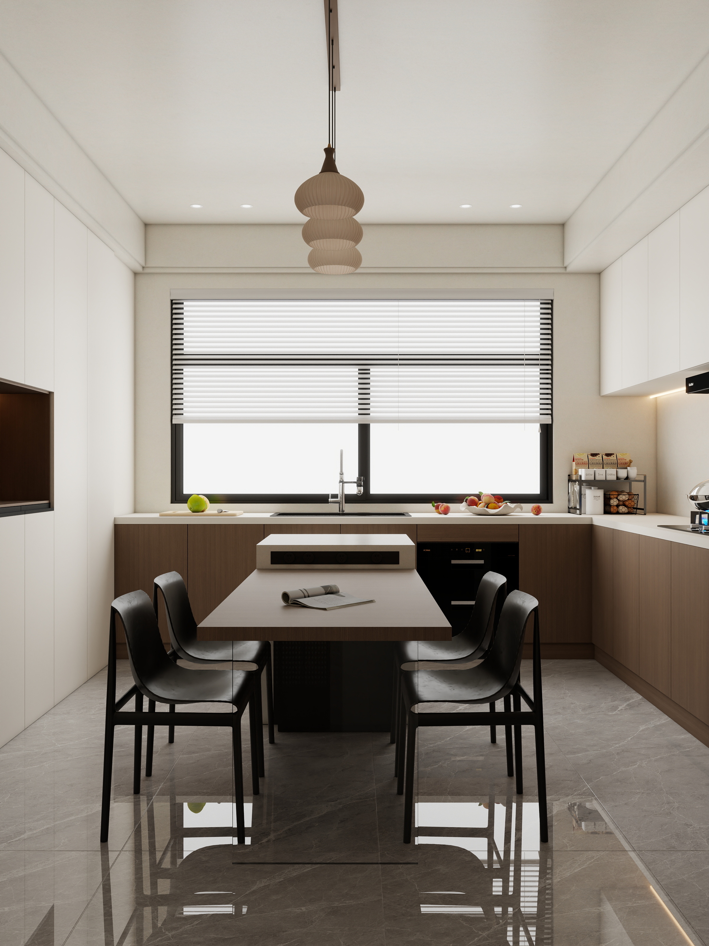 Jerry-空间设计-新中式两室两卫装修效果图