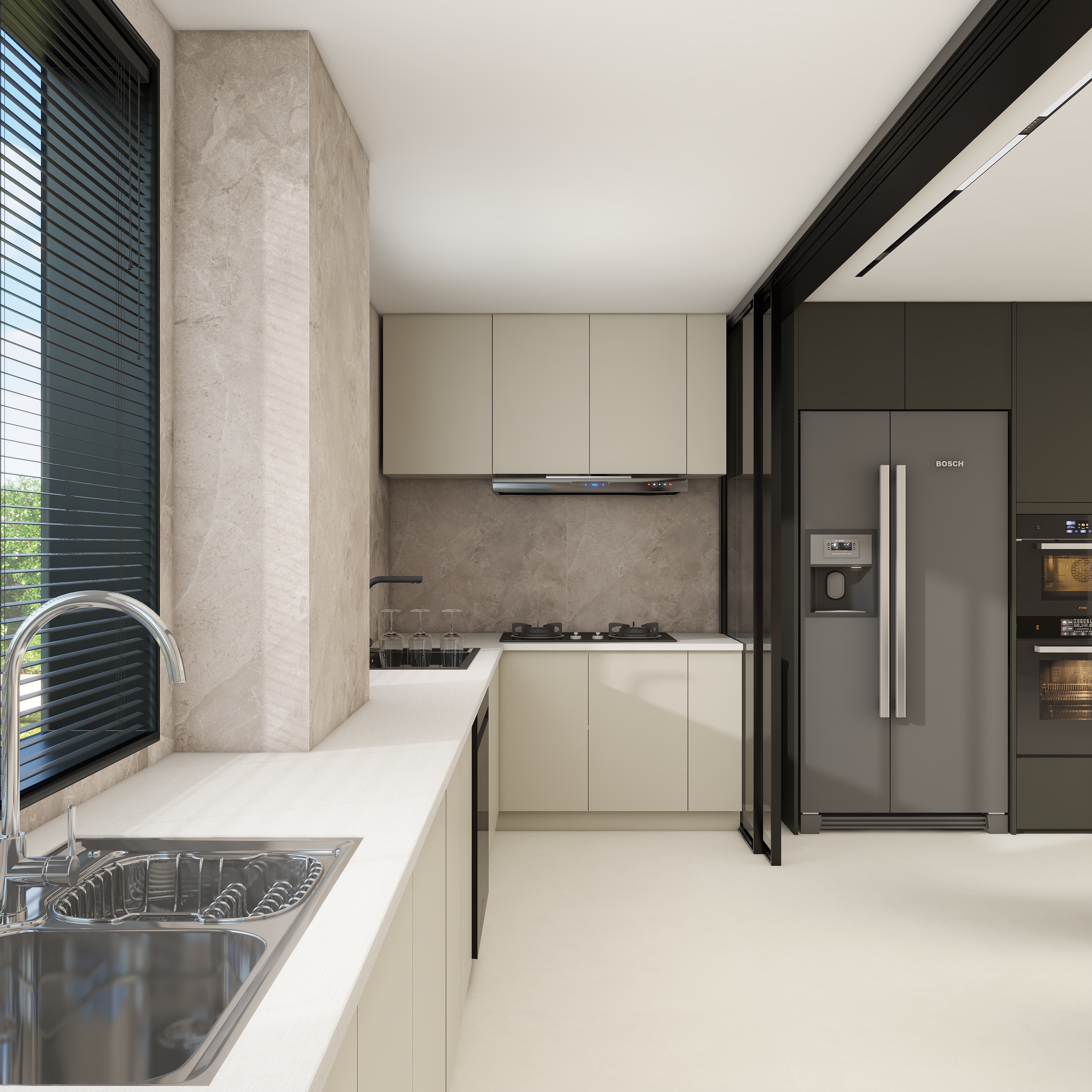 蒙娜丽莎瓷砖嘉兴旗舰店-东望隽府 5-1402-装修设计方案