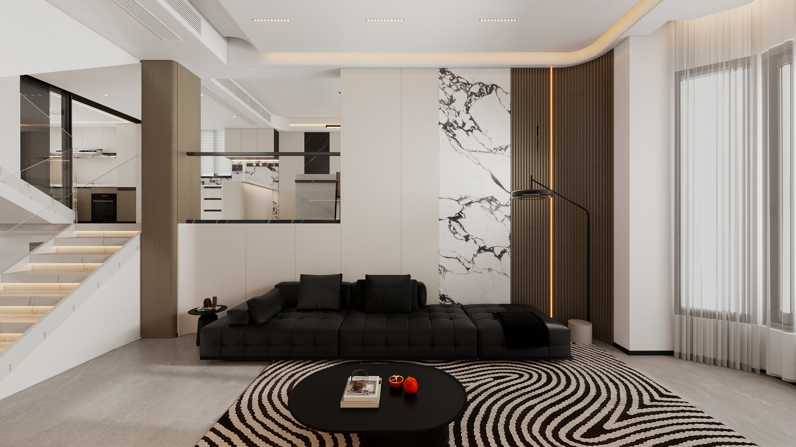 成爽-上海浅水湾花园（408平方现代简约别墅）-装修设计方案