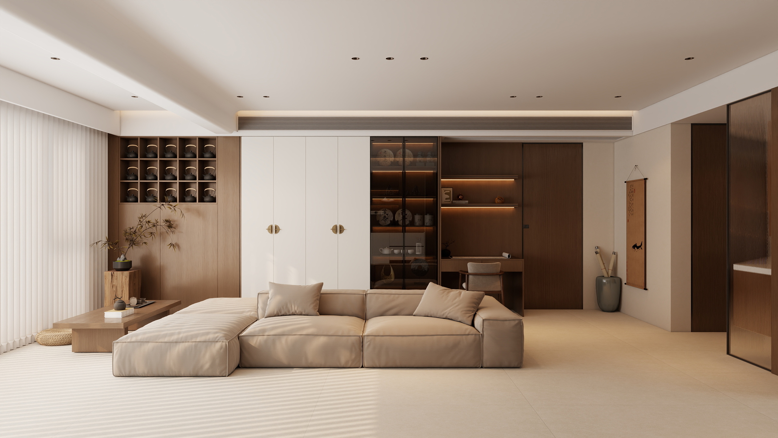 私享家全案设计-赐-春漫里5#502室-新中式-装修设计方案