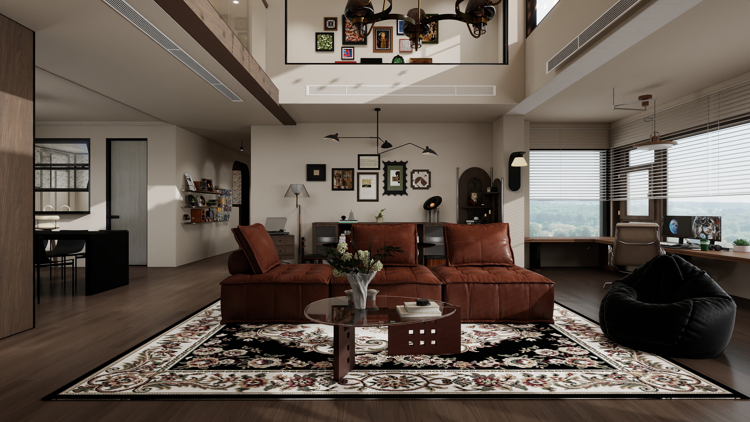 hzx00-238㎡2室-装修设计方案