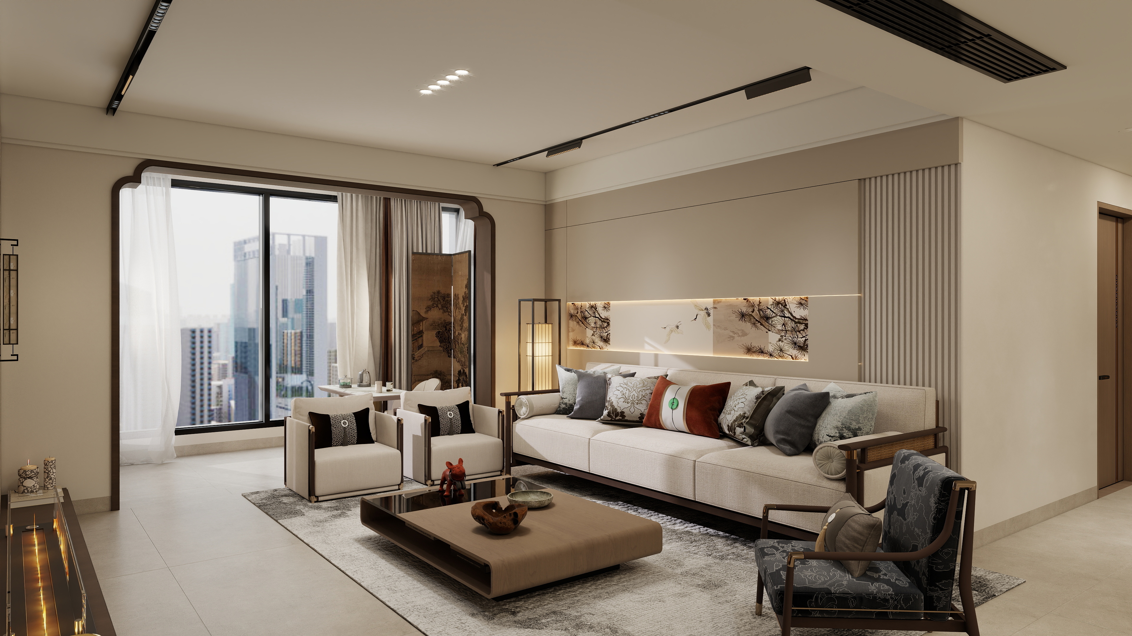 野鹤9-A家整装-湖畔书院8-A-703-装修设计方案