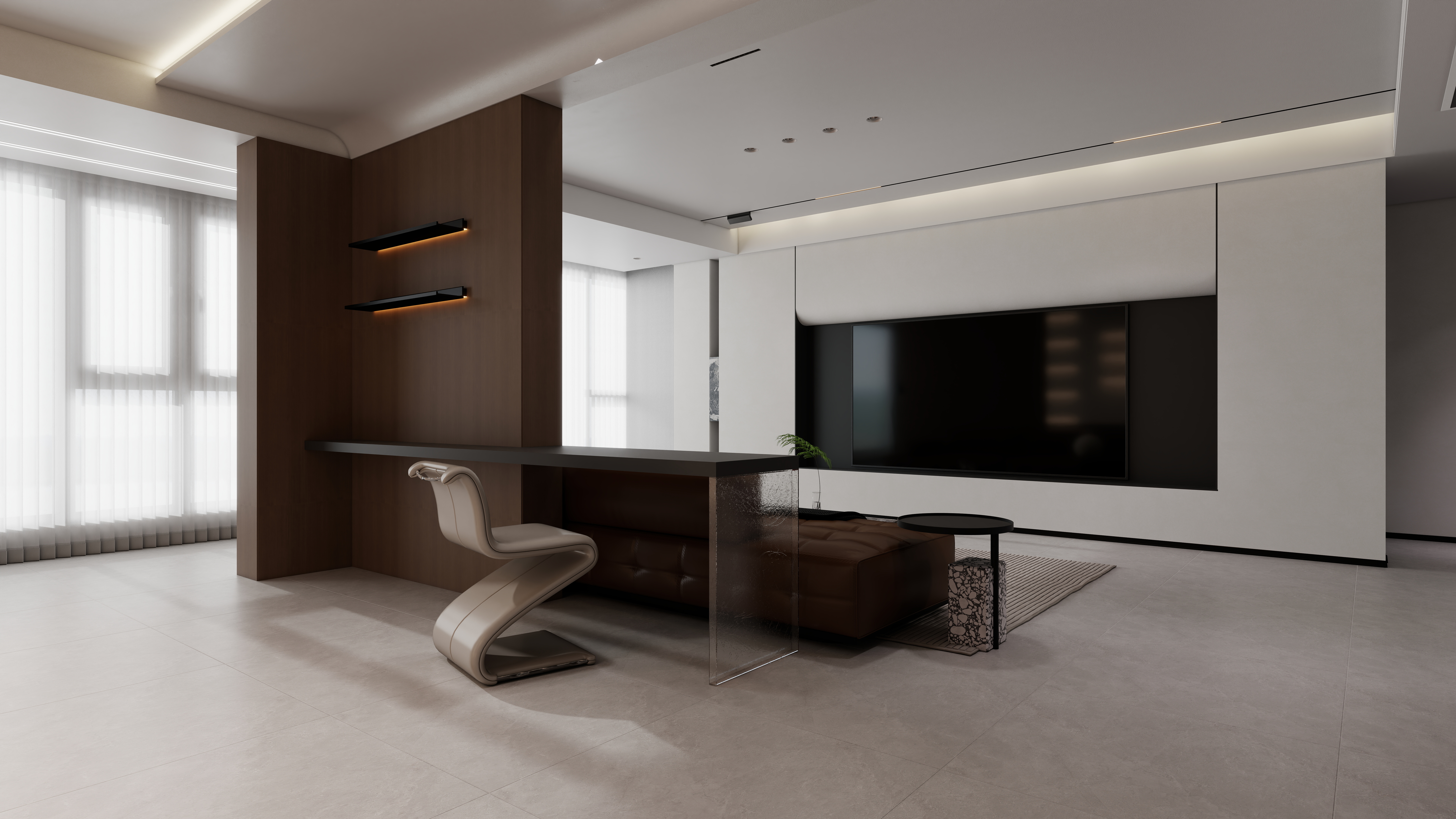 设计师帅-意式 湖光山色130㎡-装修设计方案