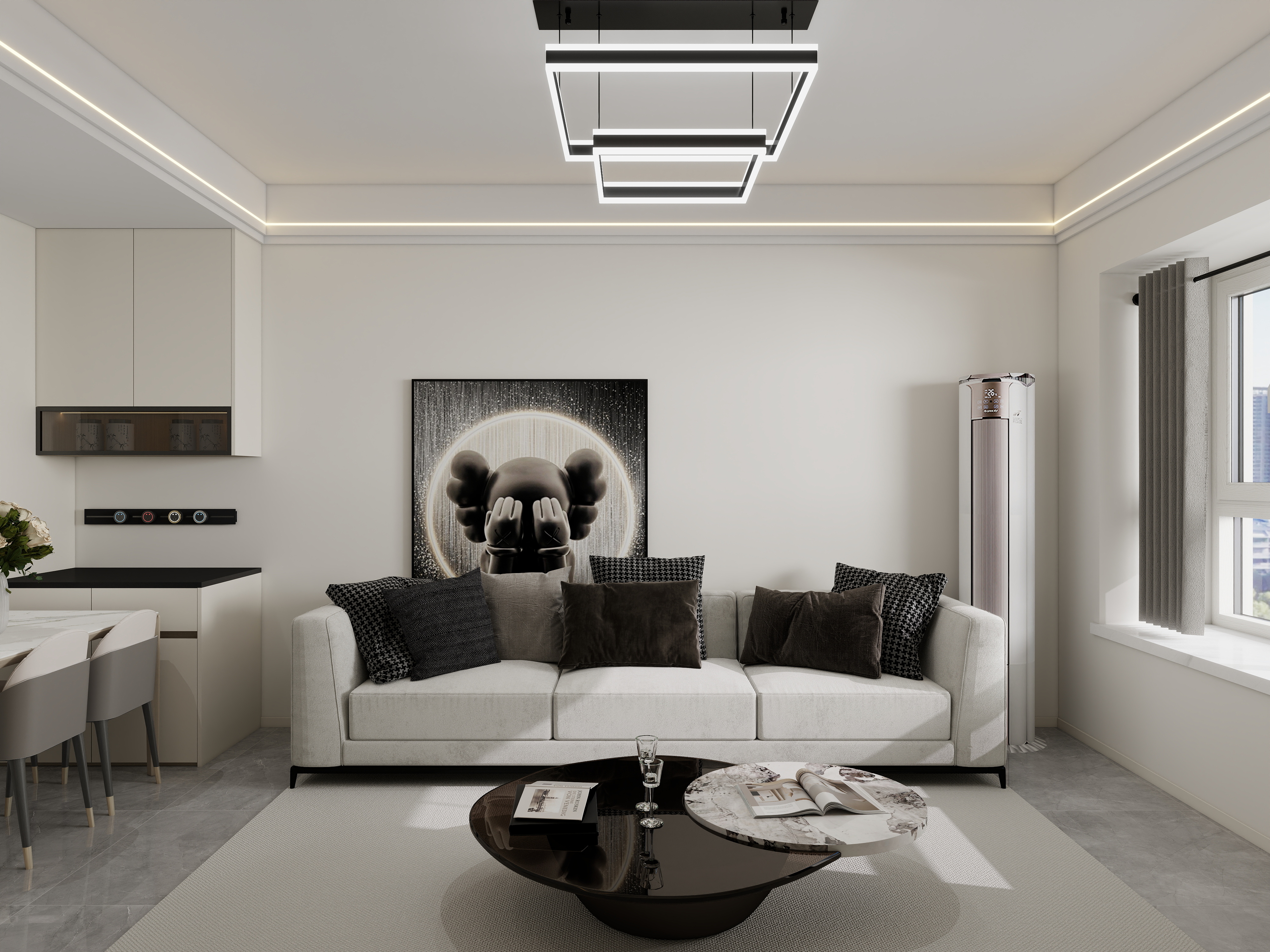 衣大路-71㎡2室-装修设计方案