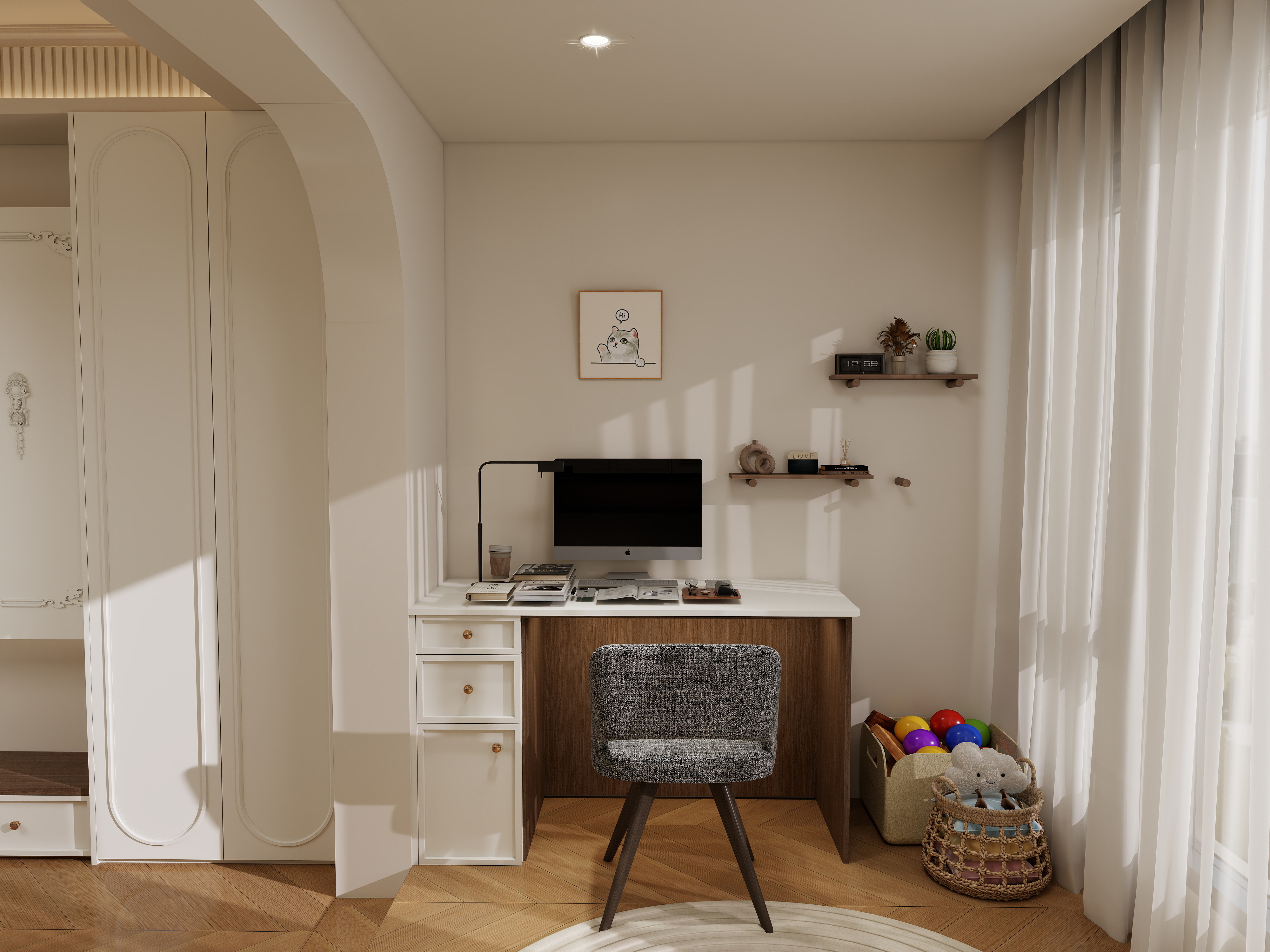 仟境筑梦-法式奶油风-装修设计方案