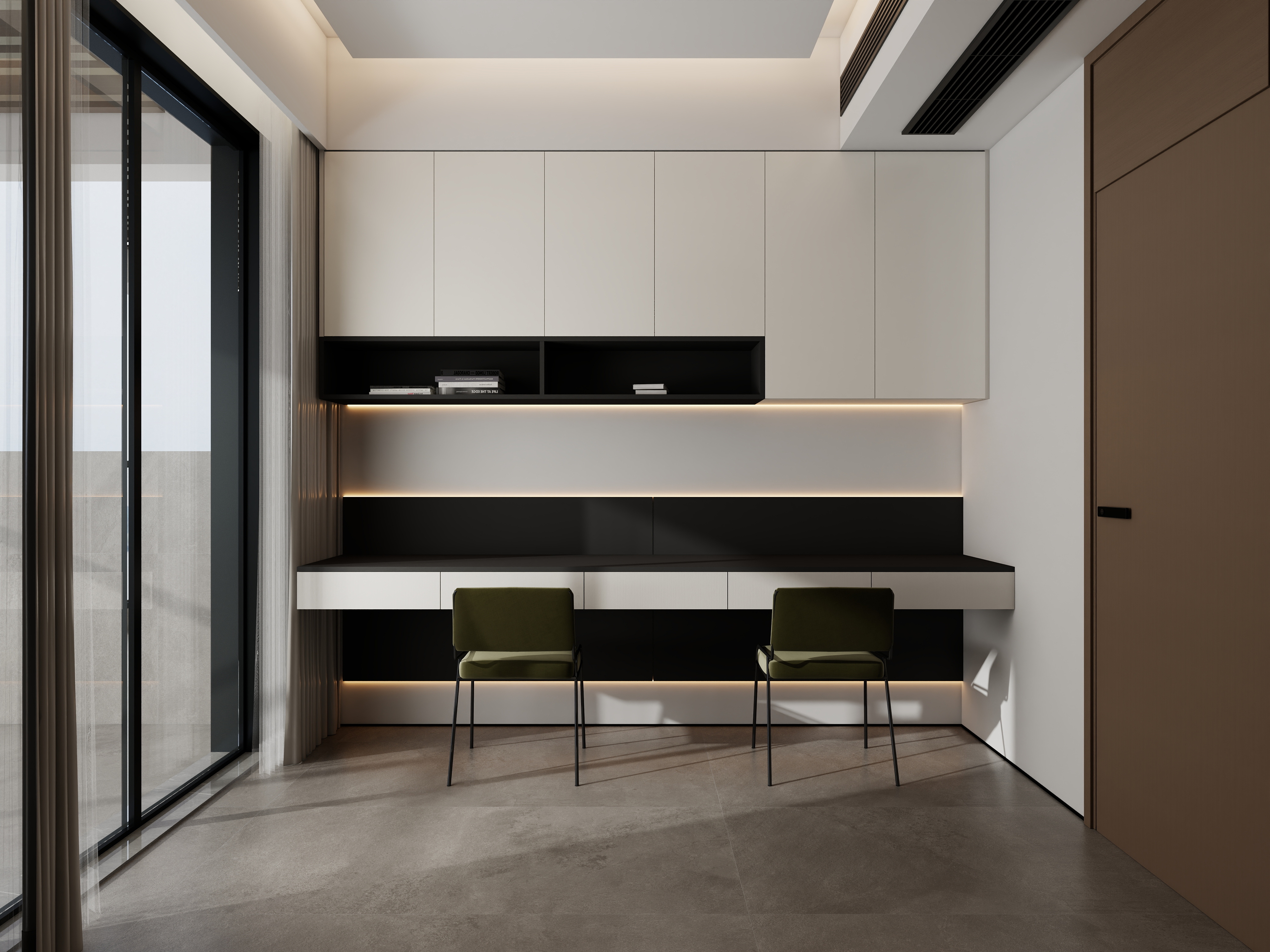 张煜强煜境设计-凯悦名都190平米意式大平层装修效果图