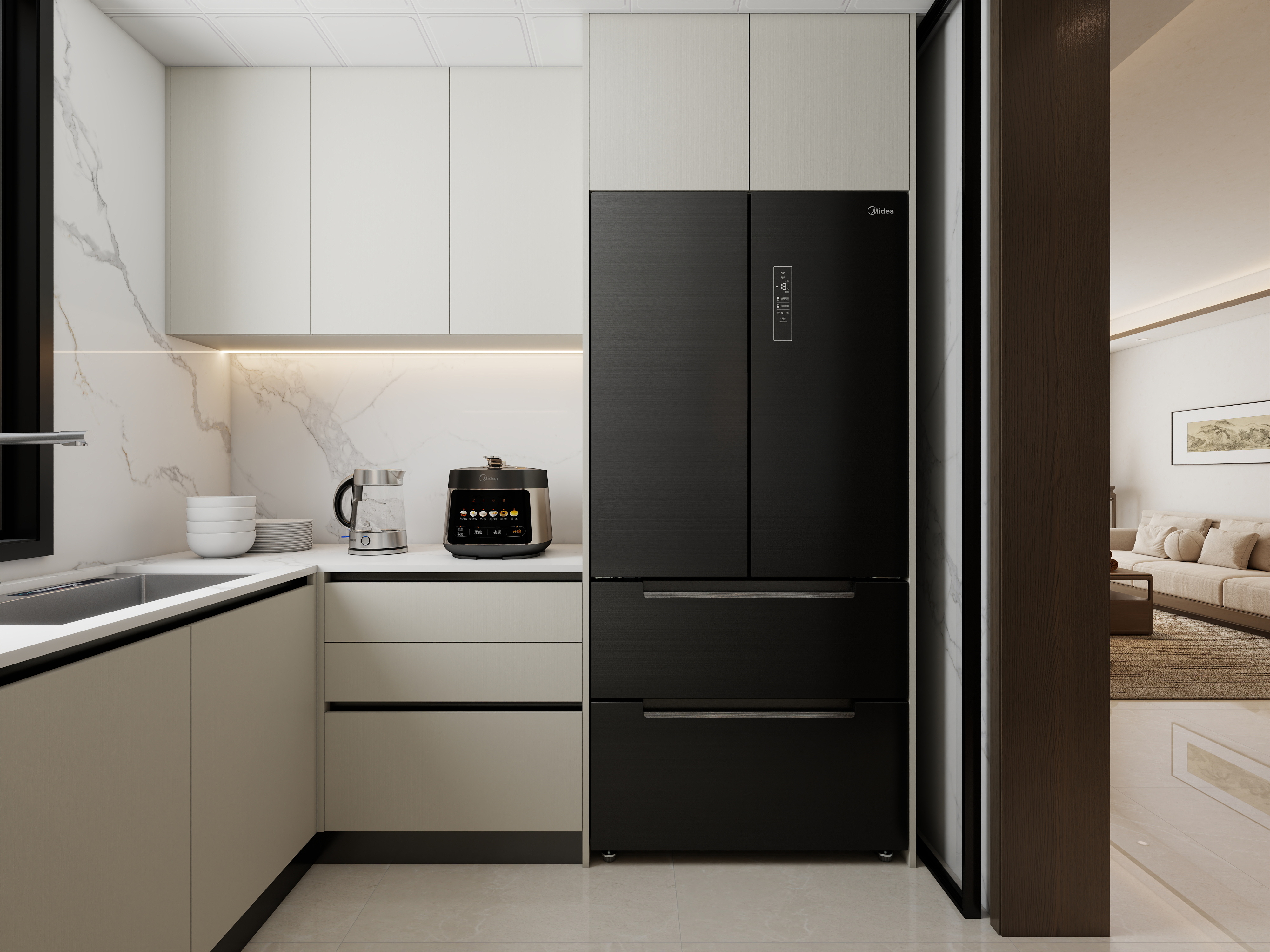 孙有权-『2025-5』105平丨宋代新中式三居装修效果图