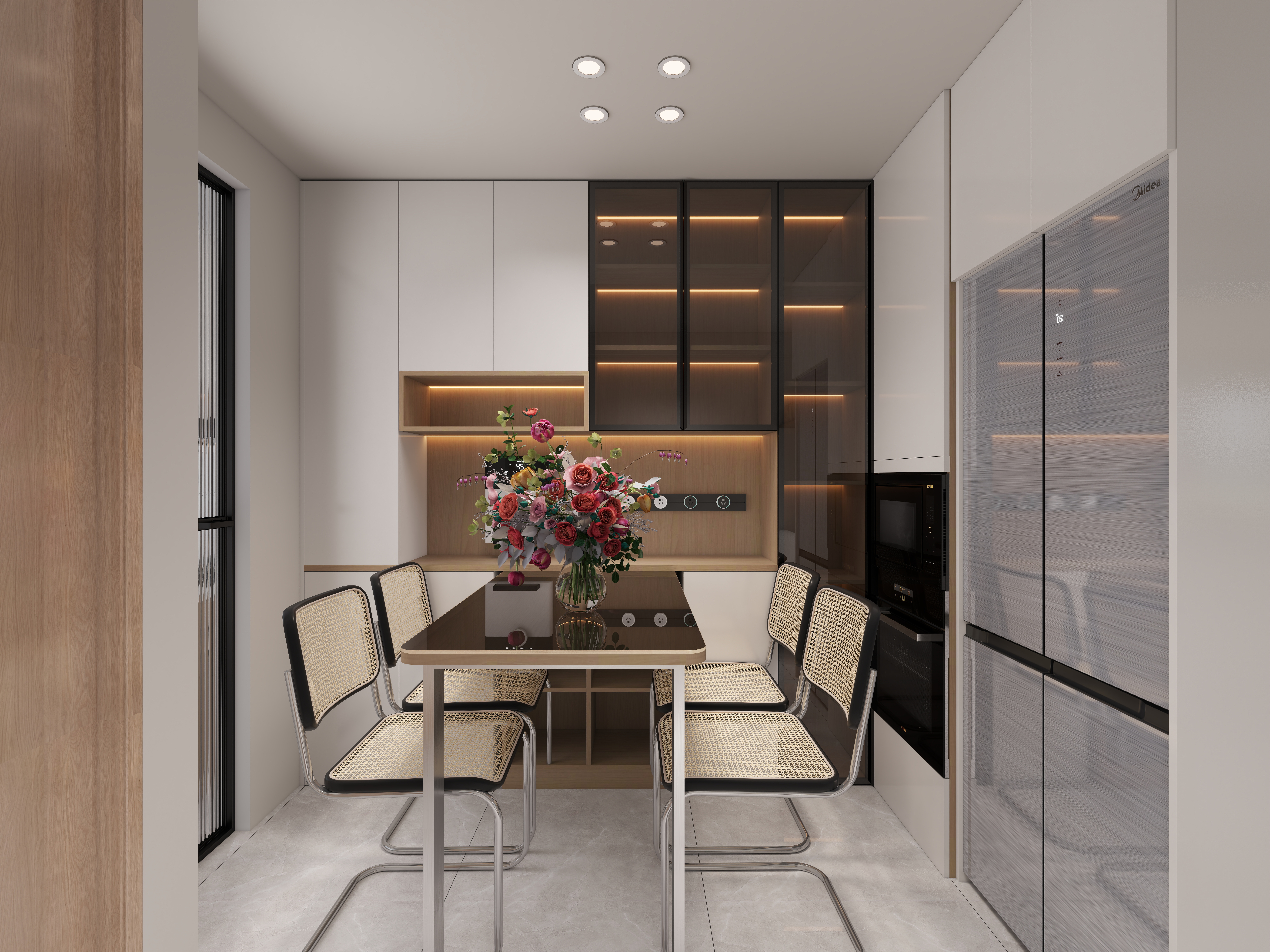 艺雅丽-55平小户型一局爆改三居装修效果图