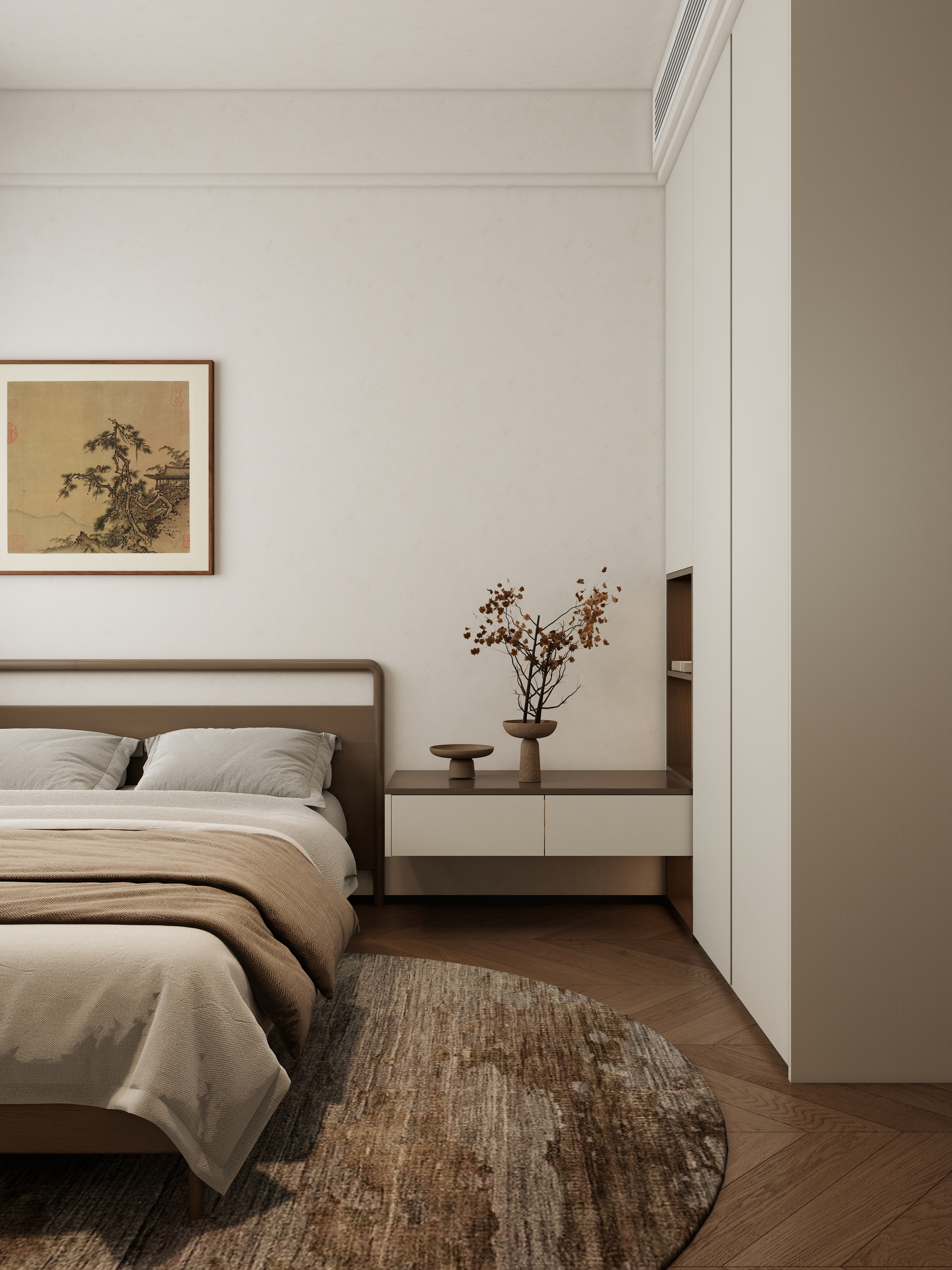 孙有权-『2025-5』115平丨宋代新中式三居装修效果图