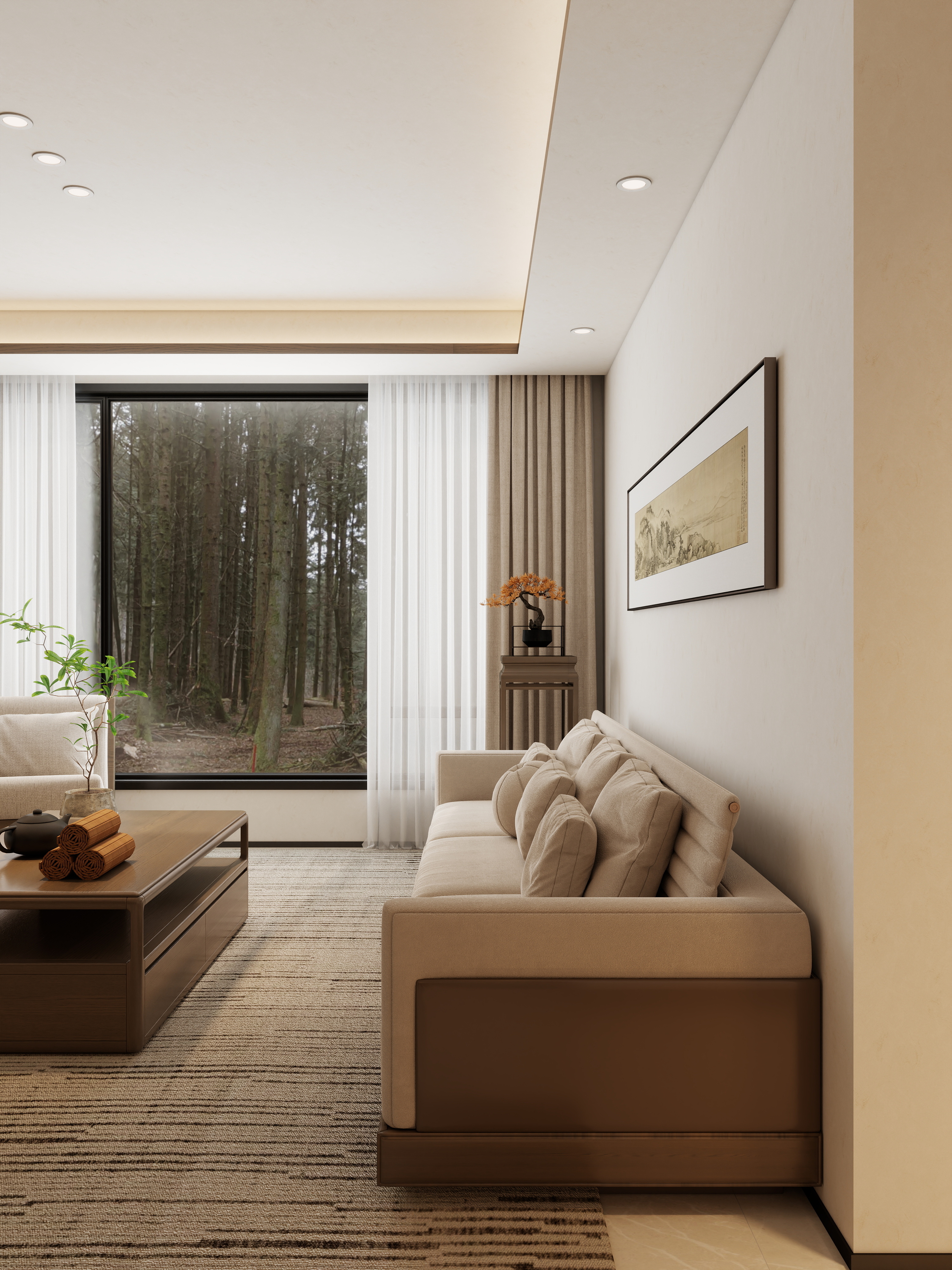 孙有权-『2025-5』105平丨宋代新中式三居装修效果图