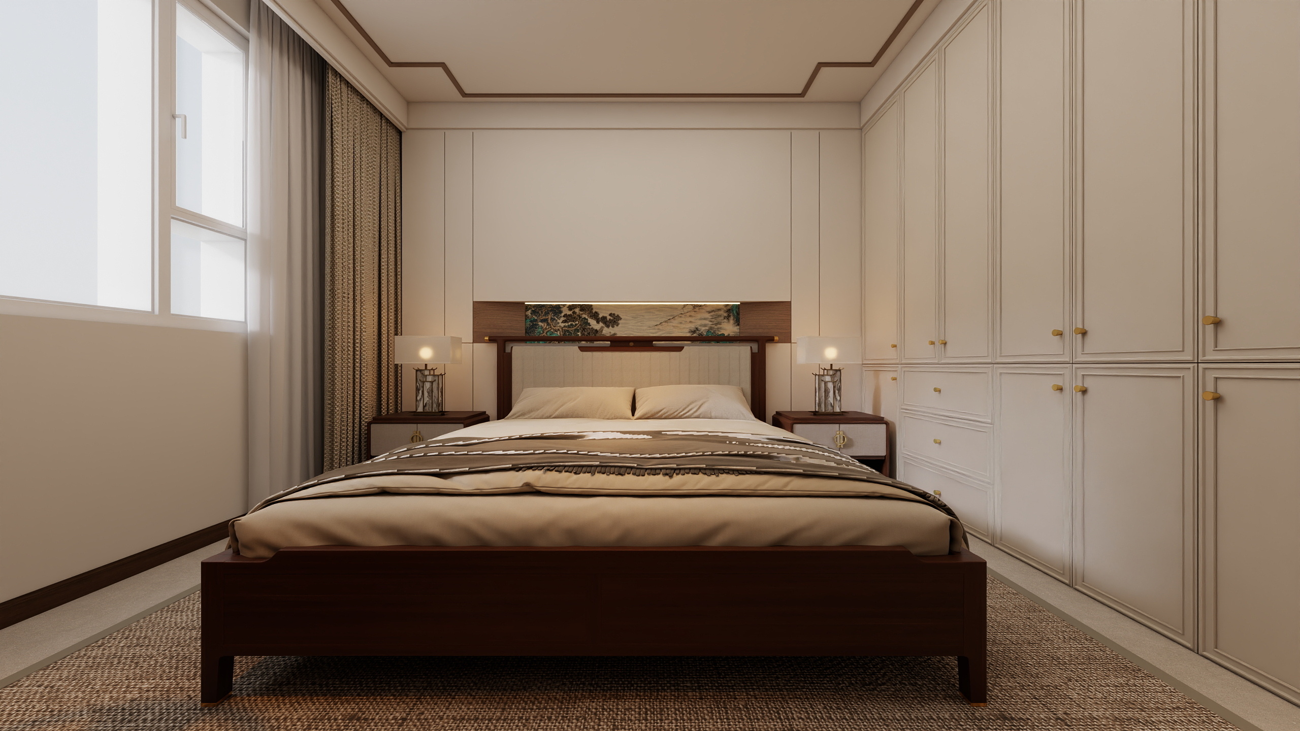 马佳奇-250平宋氏美学-《韵·逸》装修效果图