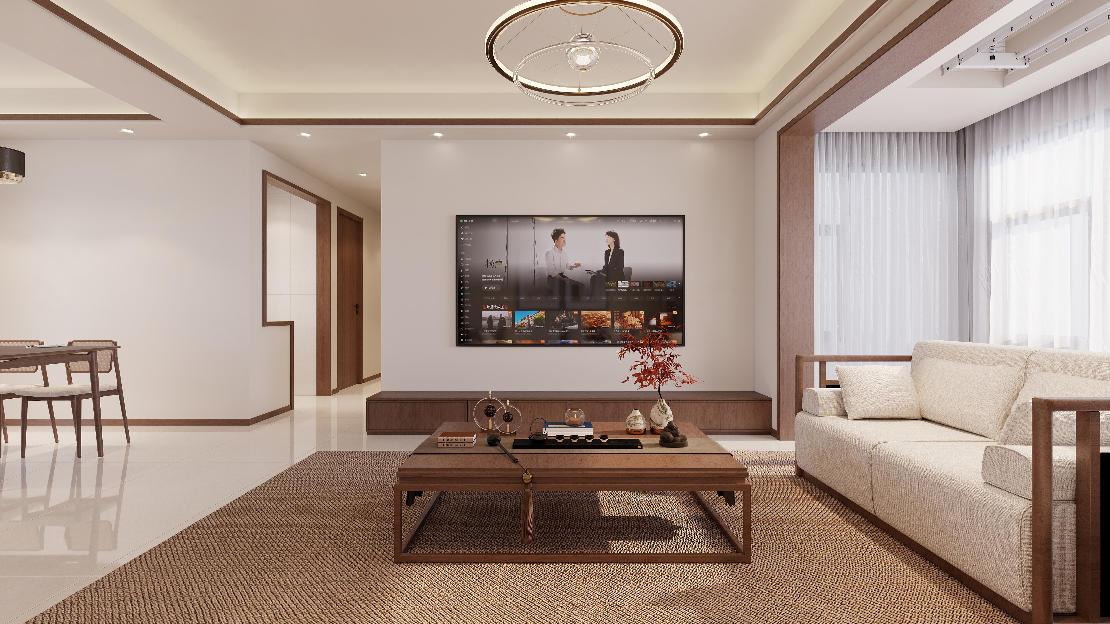 设计师1朱工-简约中式装修效果图