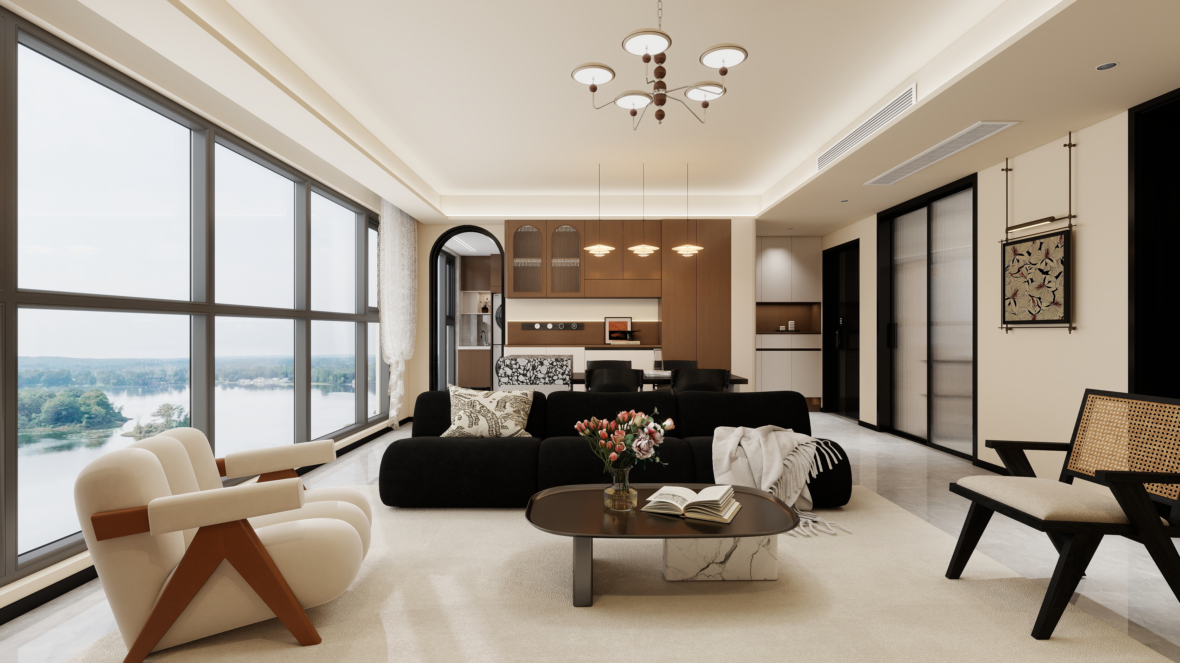 吴年-鹿鸣锦苑四房中古风-第二版-装修设计方案